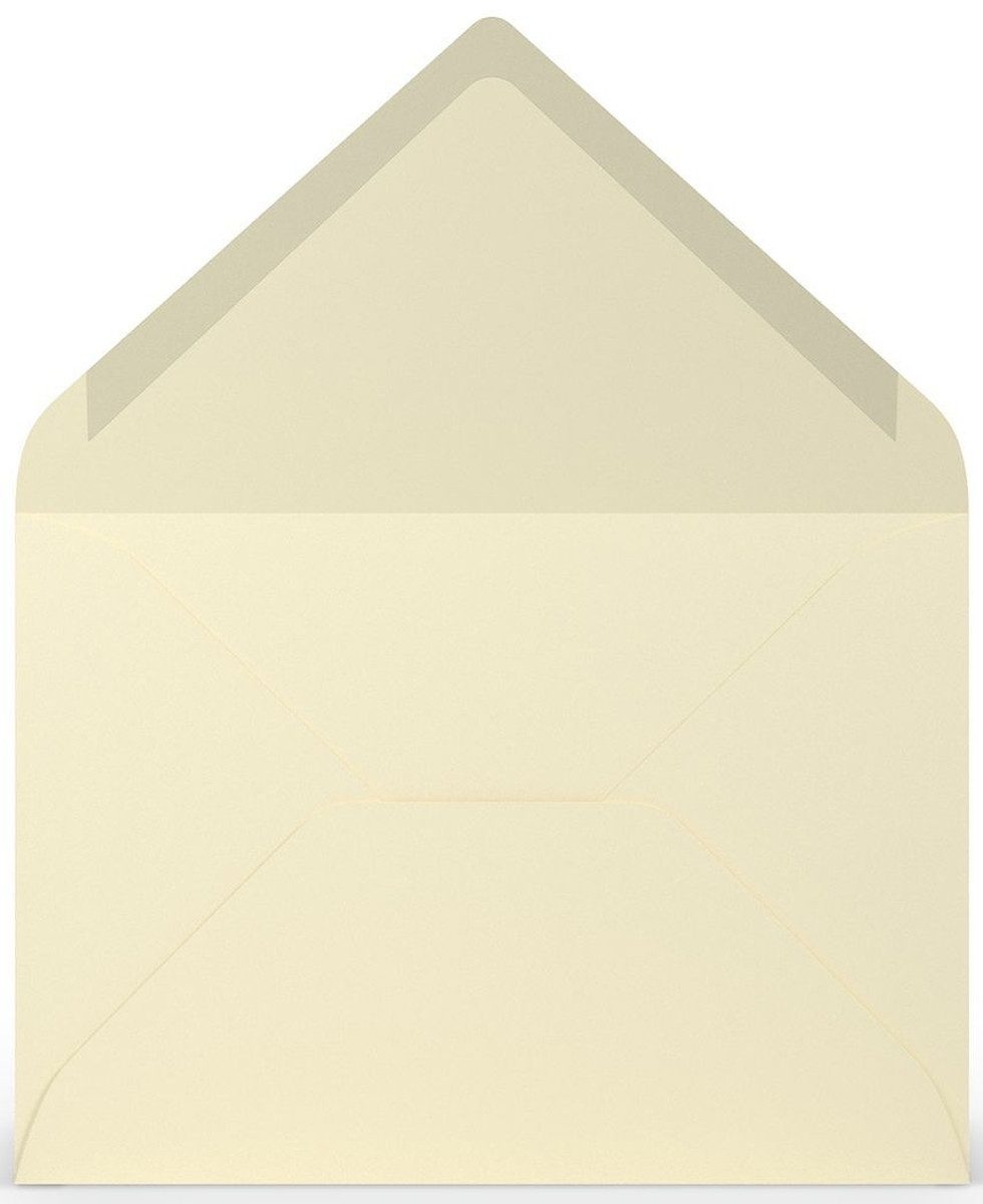Rössler Briefumschlag Briefumschläge Coloretti VE=5 Stück B6 creme
