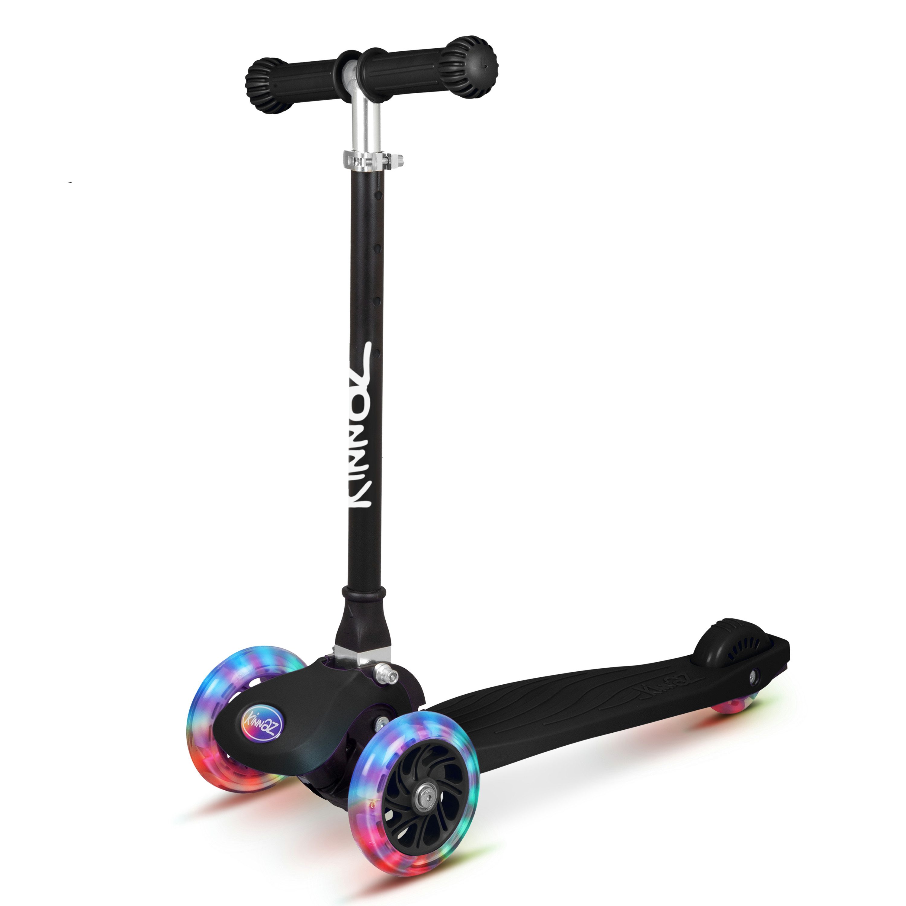 Dreiradscooter Kinderroller ab 3 Jahre, LED, faltbar, Premium, Roller Kinder 4 Jahre