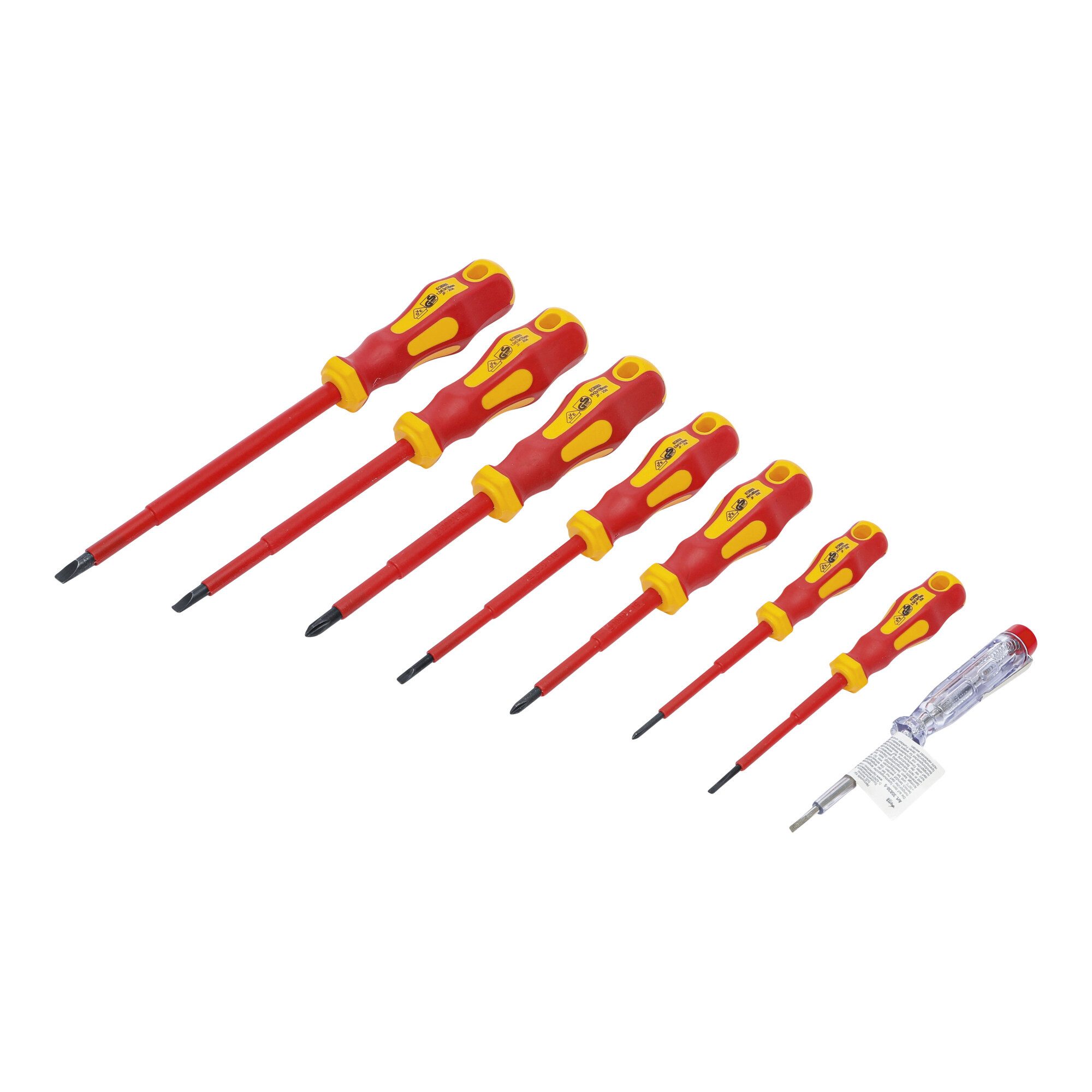 BGS technic Schraubendreher BGS VDE-Schraubendreher-Satz 8-tlg.