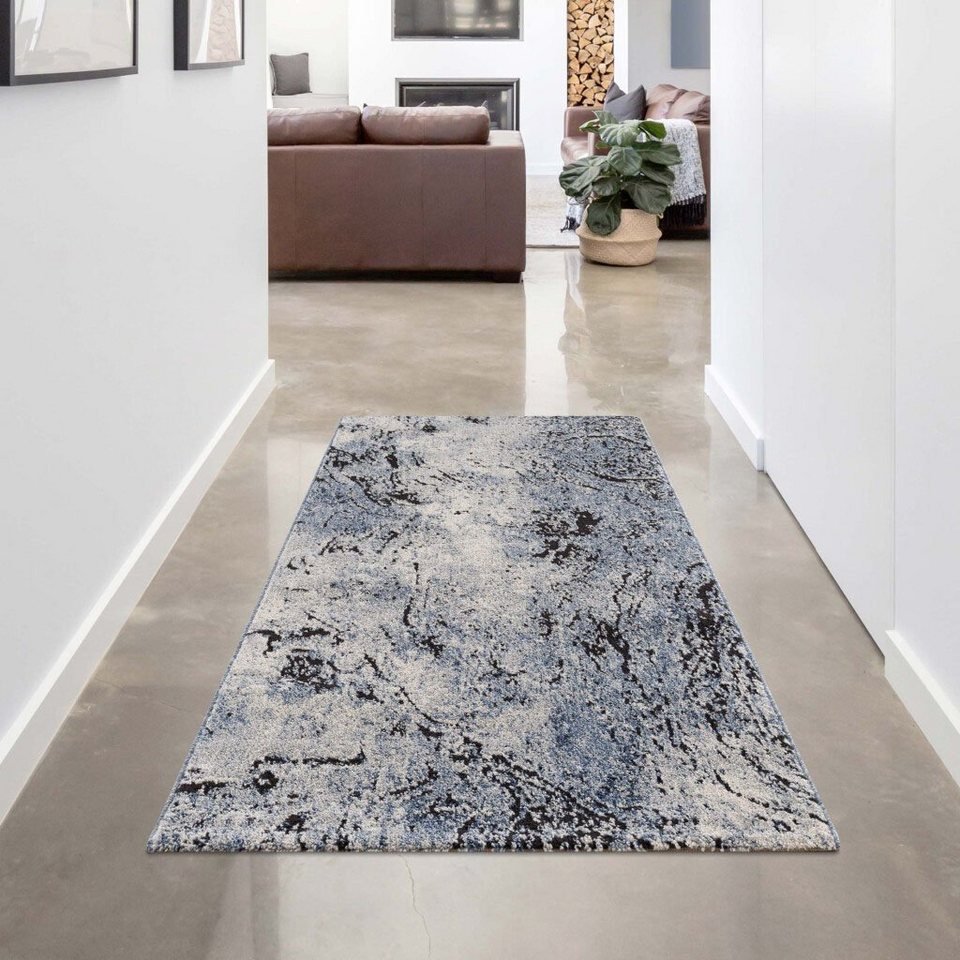 Teppich Mista 2584, Carpet City, rechteckig, Höhe: 9 mm, Kurzflor, Abstrakt,  Multicolor, Weich