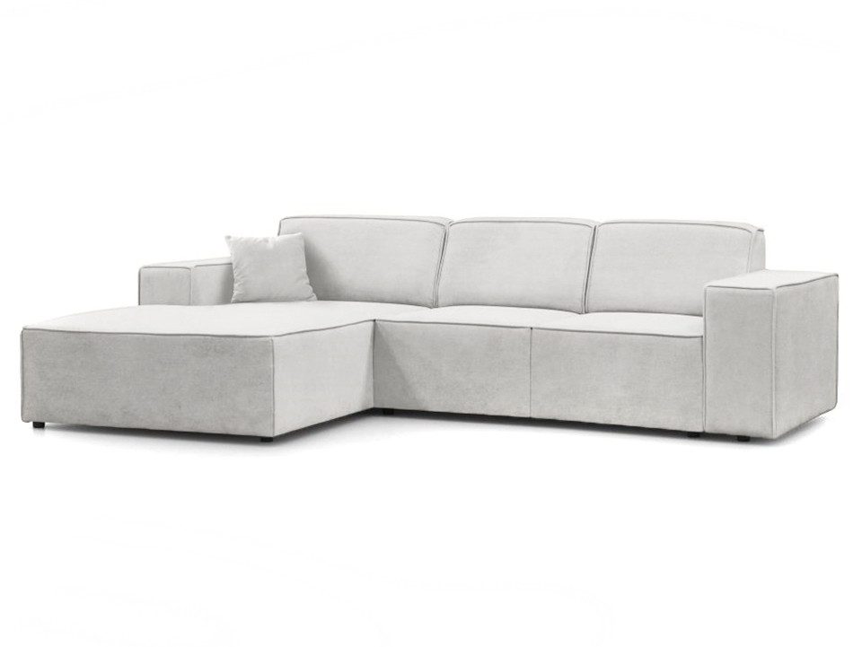 Beautysofa Ecksofa PEDRO L ohne Schlaffunktion, modernes Design & maximaler Komfort, Viele Farben zur Auswahl
