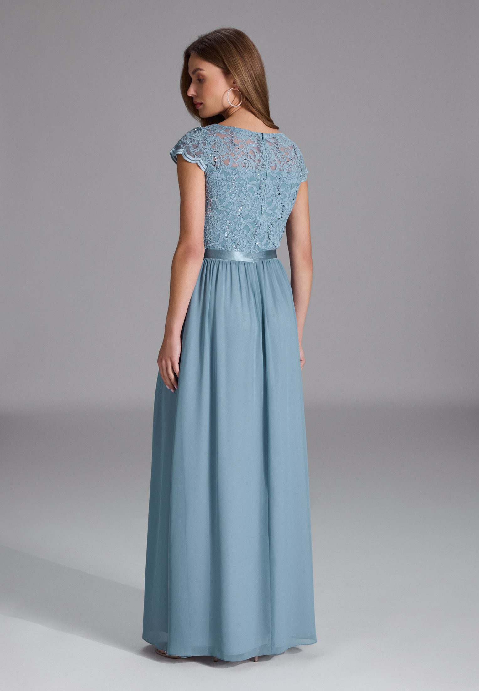 SWING Abendkleid Taillierte Passform mit ausgestelltem günstig online kaufen