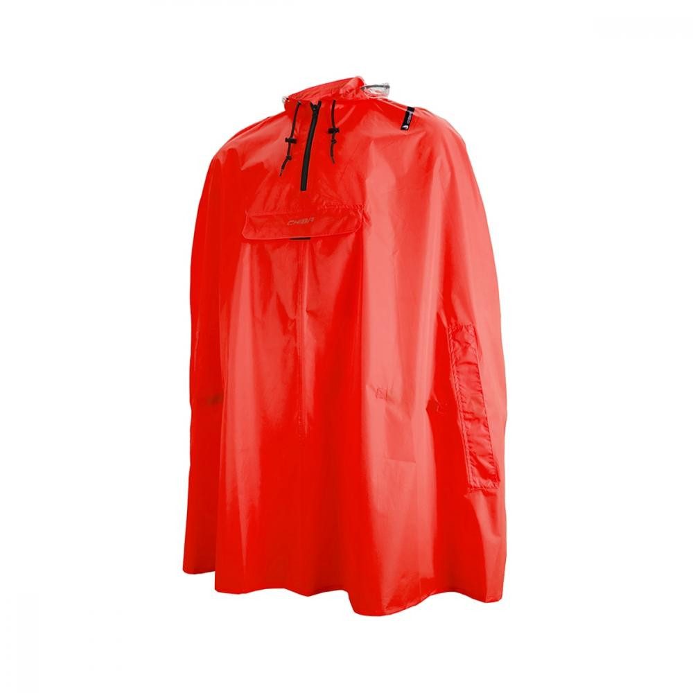 Regenponcho CHIBA Regenponcho - XL/XXL, wasserdicht, winddicht, reflektierend, rot