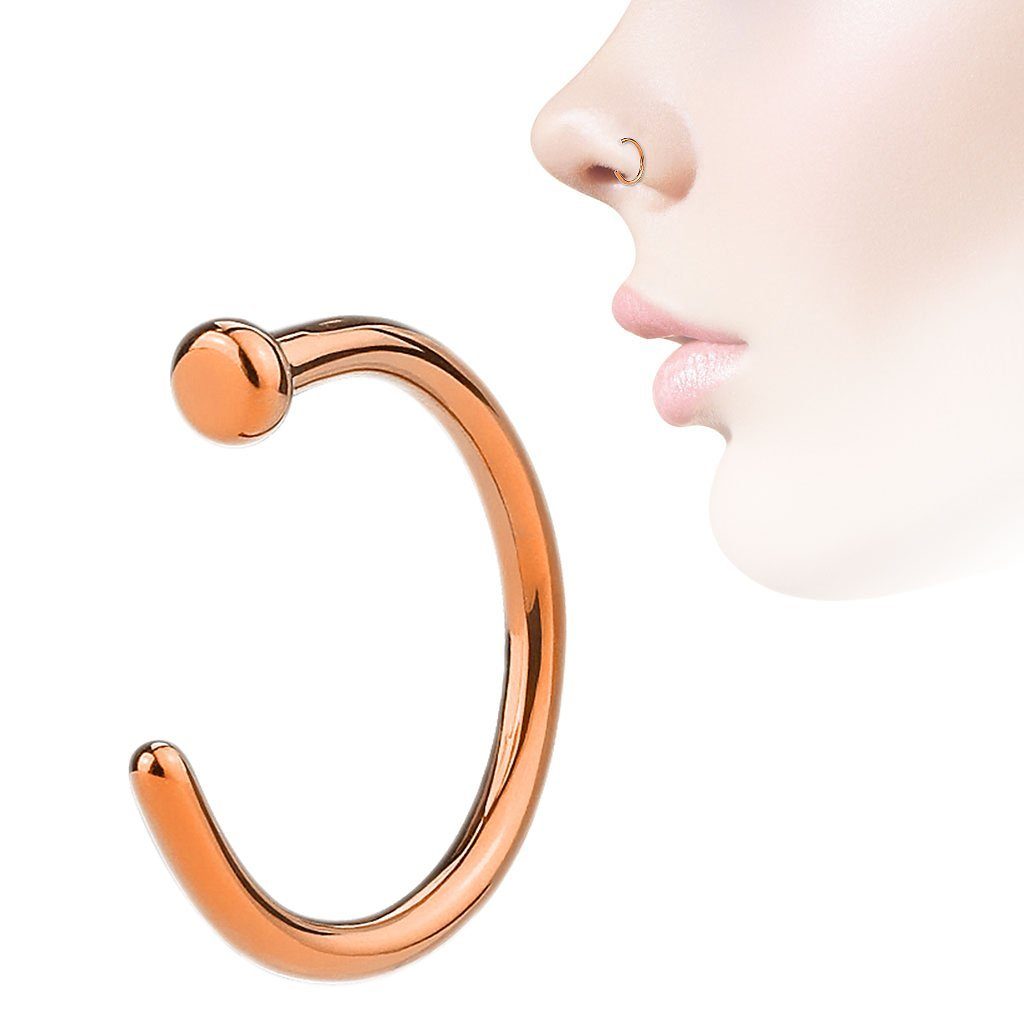 Taffstyle Nasenpiercing Fake Ring Piercing Hoop günstig online kaufen