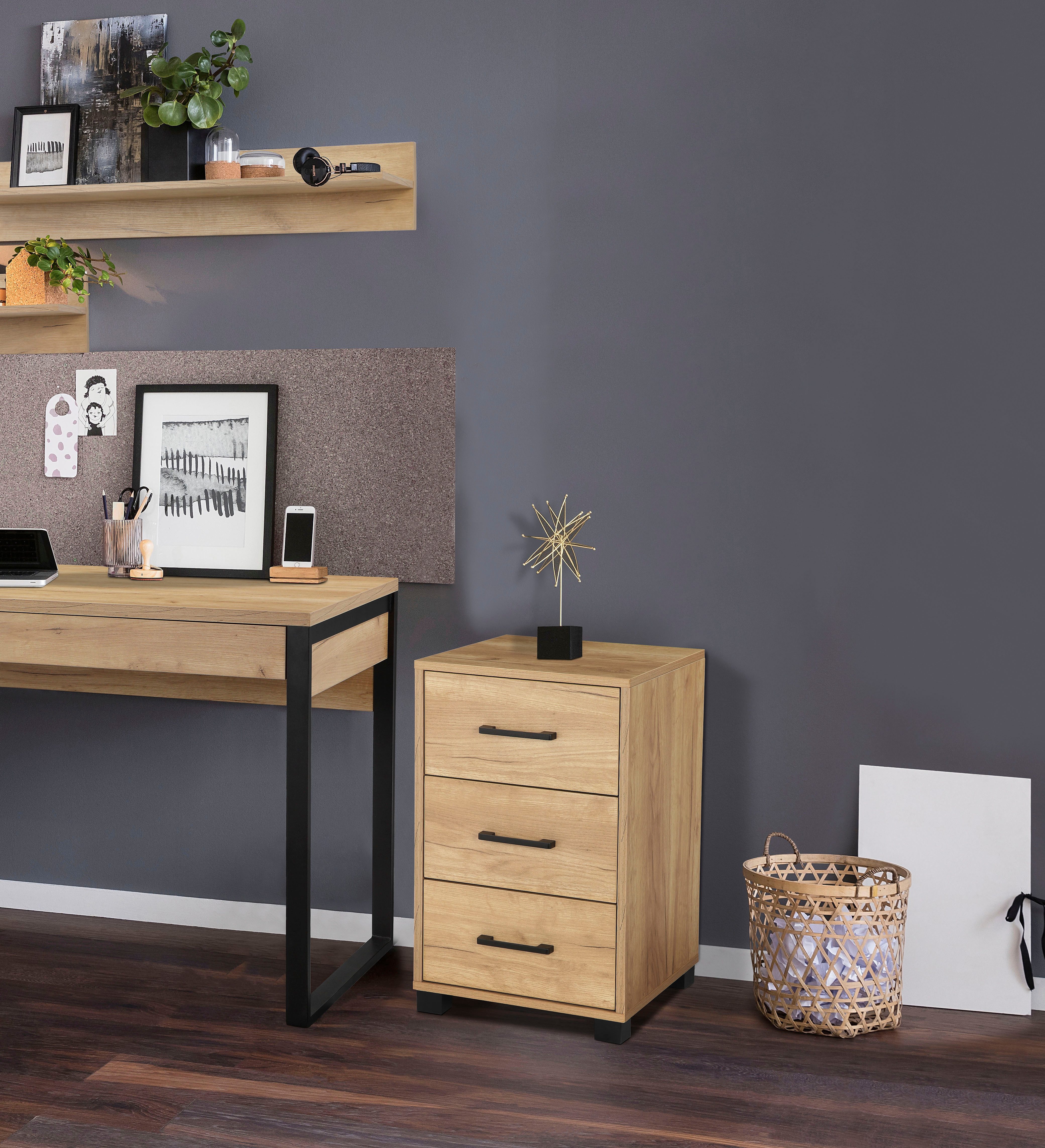 Places of Style Container Moid, Bürocontainer, Schreibtischcontainer, 3 Sch günstig online kaufen