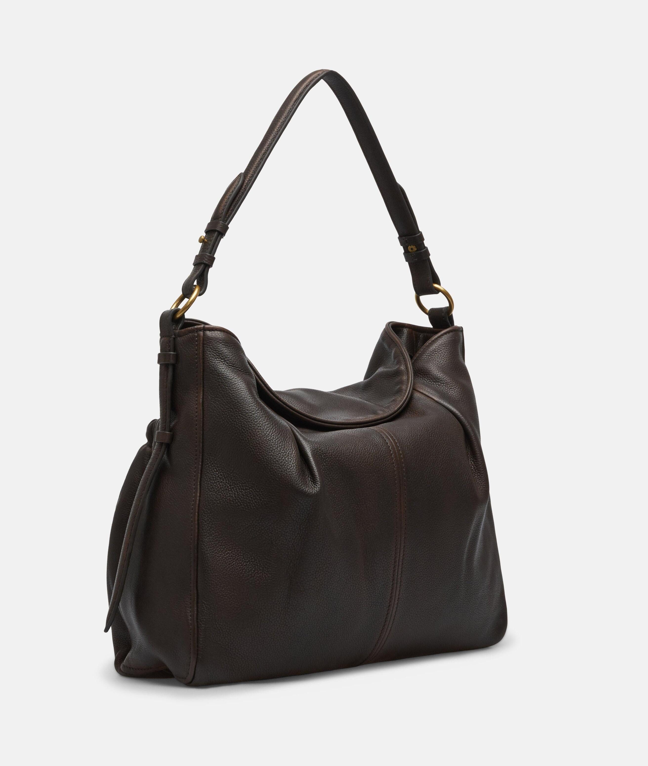 Liebeskind Berlin Schultertasche Elya Hobo M, Geräumige Hobo-Bag mit Vintage-Effekt