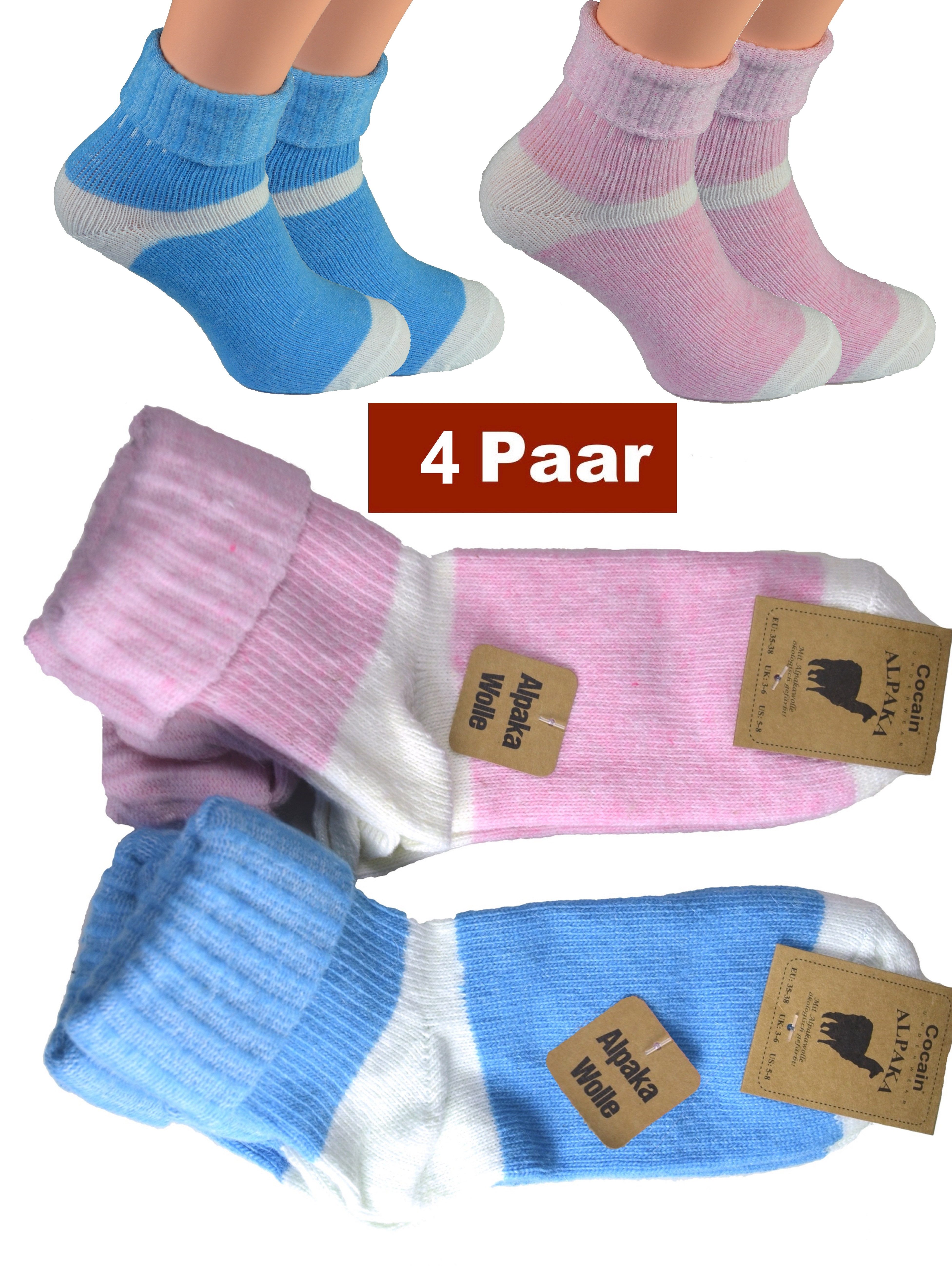 Wandersocken Extrem Warme dicke weiche Alpaka Socken Wollsocke Alpacka Wolle Thermo