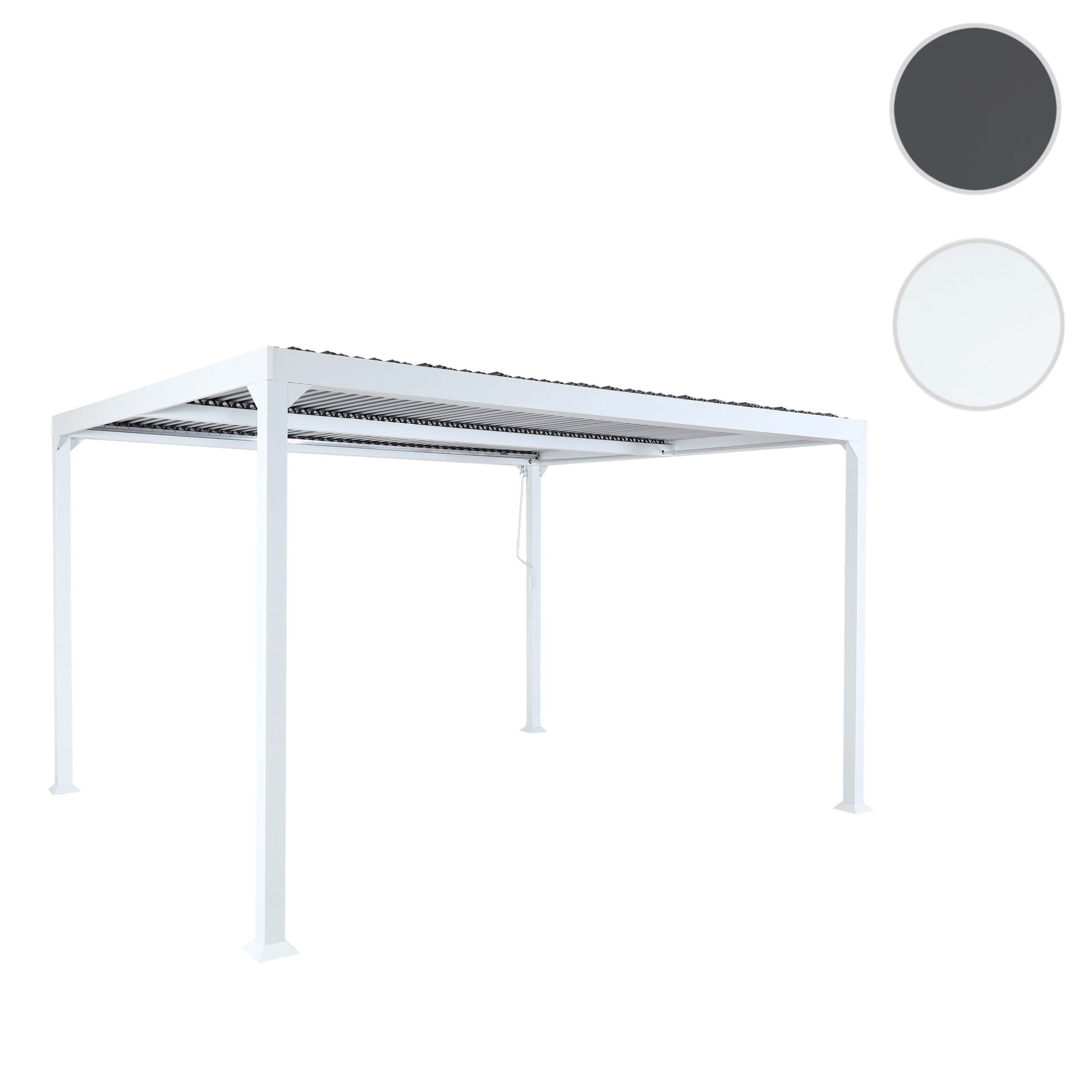 MCW Pergola MCW-L41, BxTxH: 306x368x224 cm, (1-tlg), Gesamtgewicht: ca. 103 kg, Mit Regenablauf