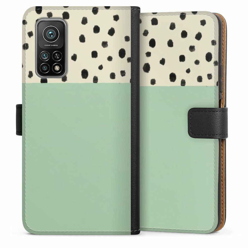 DeinDesign Handyhülle Abstrakt Polka Dots Boho Dots and Boho, Xiaomi Mi 10T Pro 5G Hülle Handy Flip Case Wallet Cover