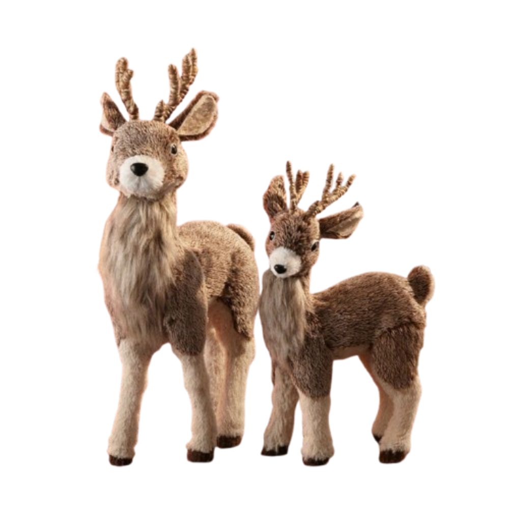 Home-trends24.de Weihnachtsfigur Dekofigur Weihnachtsfigur Rentier Groß Klein Variante Hirsch