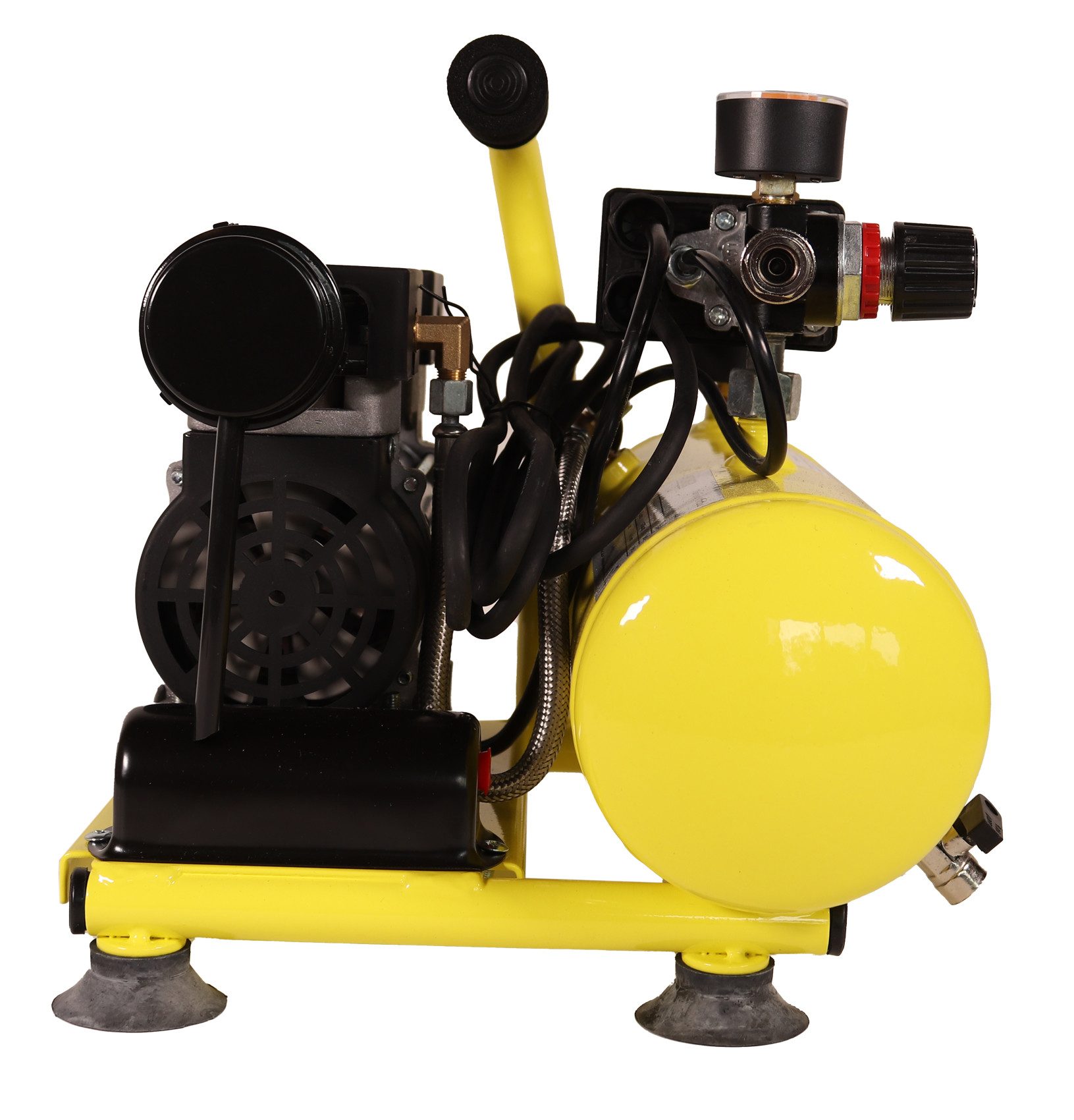 WELDINGER Kompressor Aktionsset Flüsterkompressor FK 40 compact + Druckluftset 6-teilig, 275 W, max. 8 bar