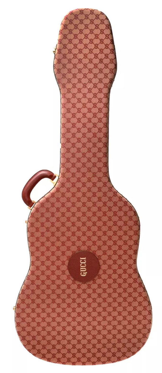 GUCCI Aufbewahrungstasche GG Original Canvas Monogram Tasche Gitarrentasche, Für Sammler, Collectors und Musikliebhaber