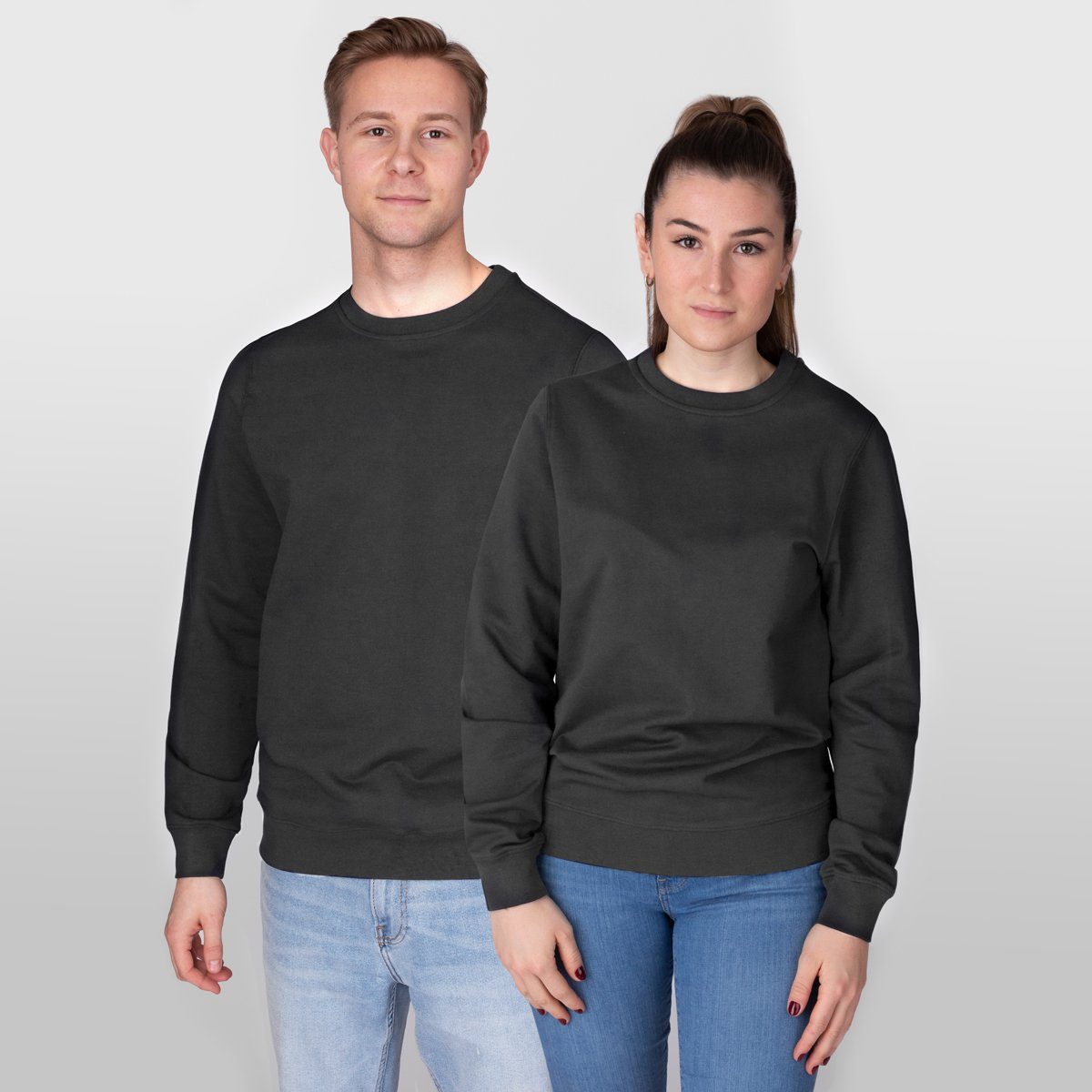 Doubletex anthrazit Sweater grau Sweat Jako