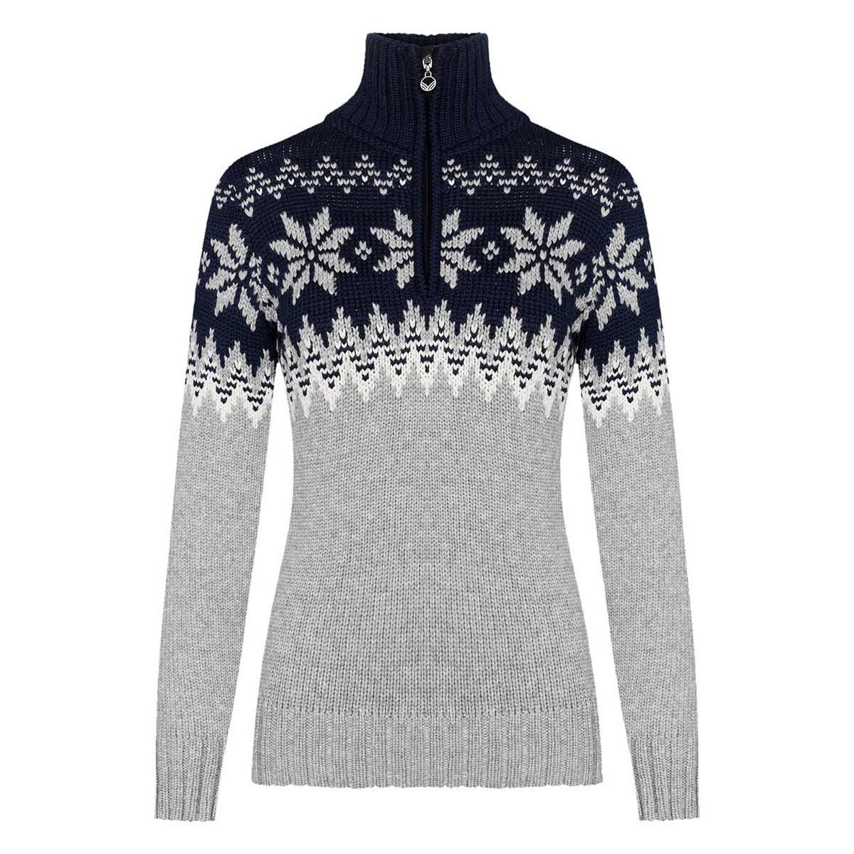 Dale of Norway Fleecepullover Myking Fem Sweater Ein stilvoller Retro-Pullover aus weicher Merinowolle, der