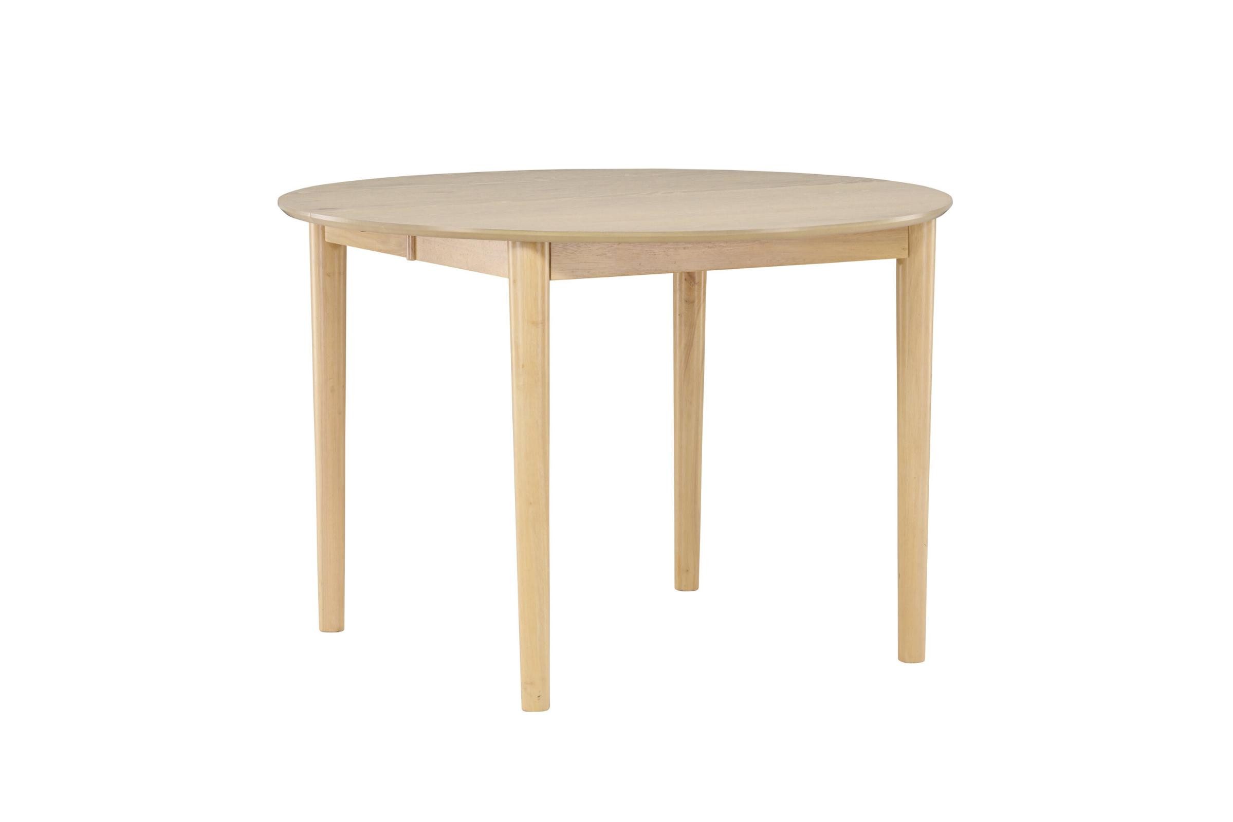 Venture Home Esstisch Gilda Esstisch Ø110/150 cm mit Auszug Natur. (1-St)