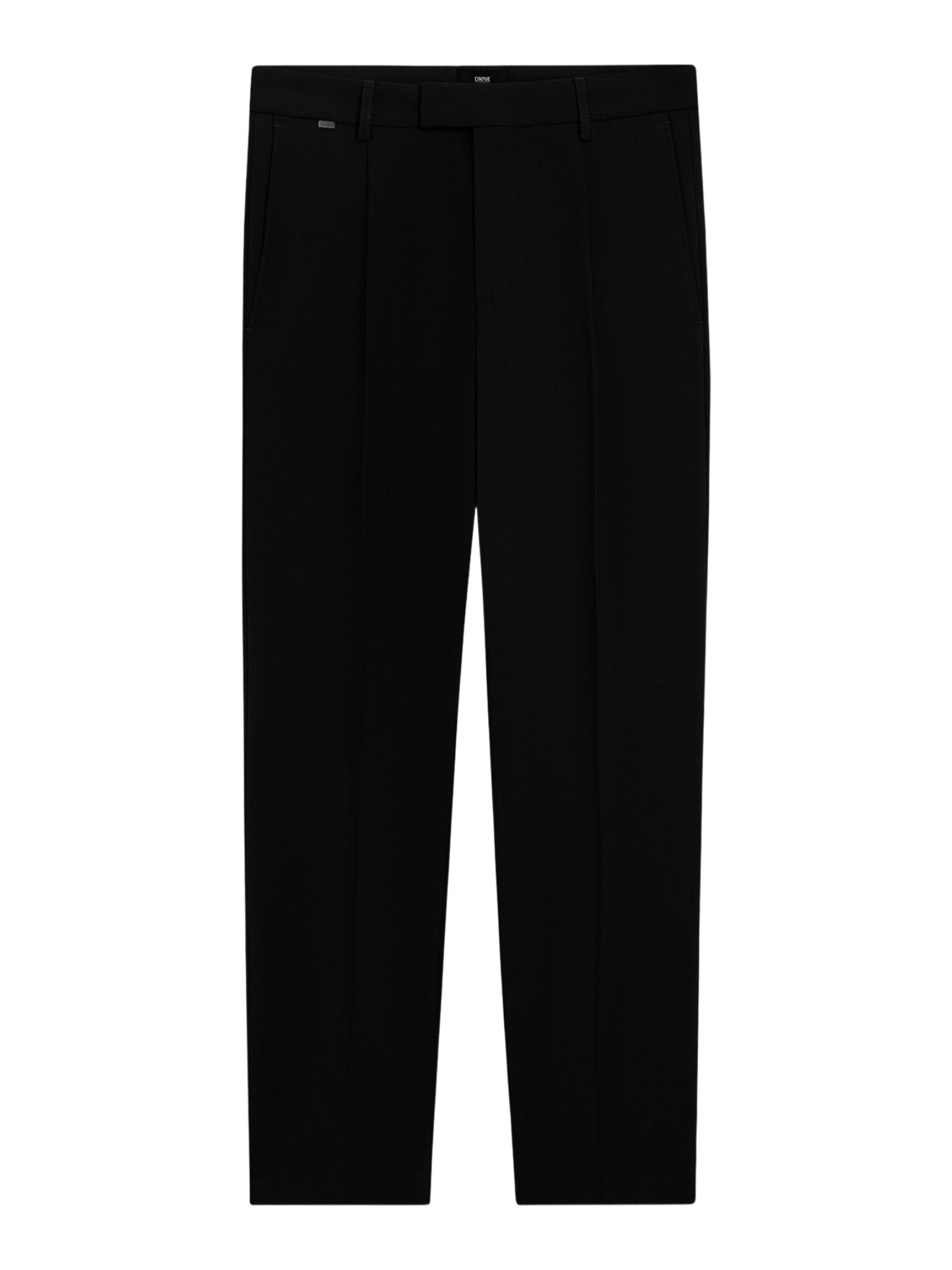 Cinque Stoffhose schwarz,Casual,Polyester,Unifarben,Tapered Fit,Mittel