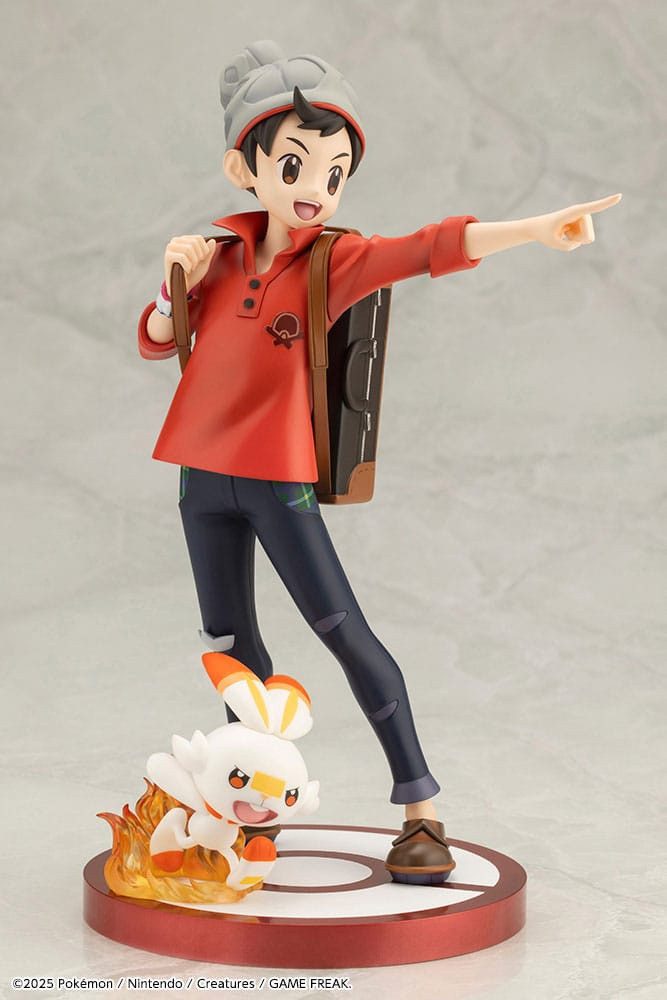 Kotobukiya Merchandise-Figur Pokémon ARTFXJ Statue 1/8 Victor & Hopplo 21 cm