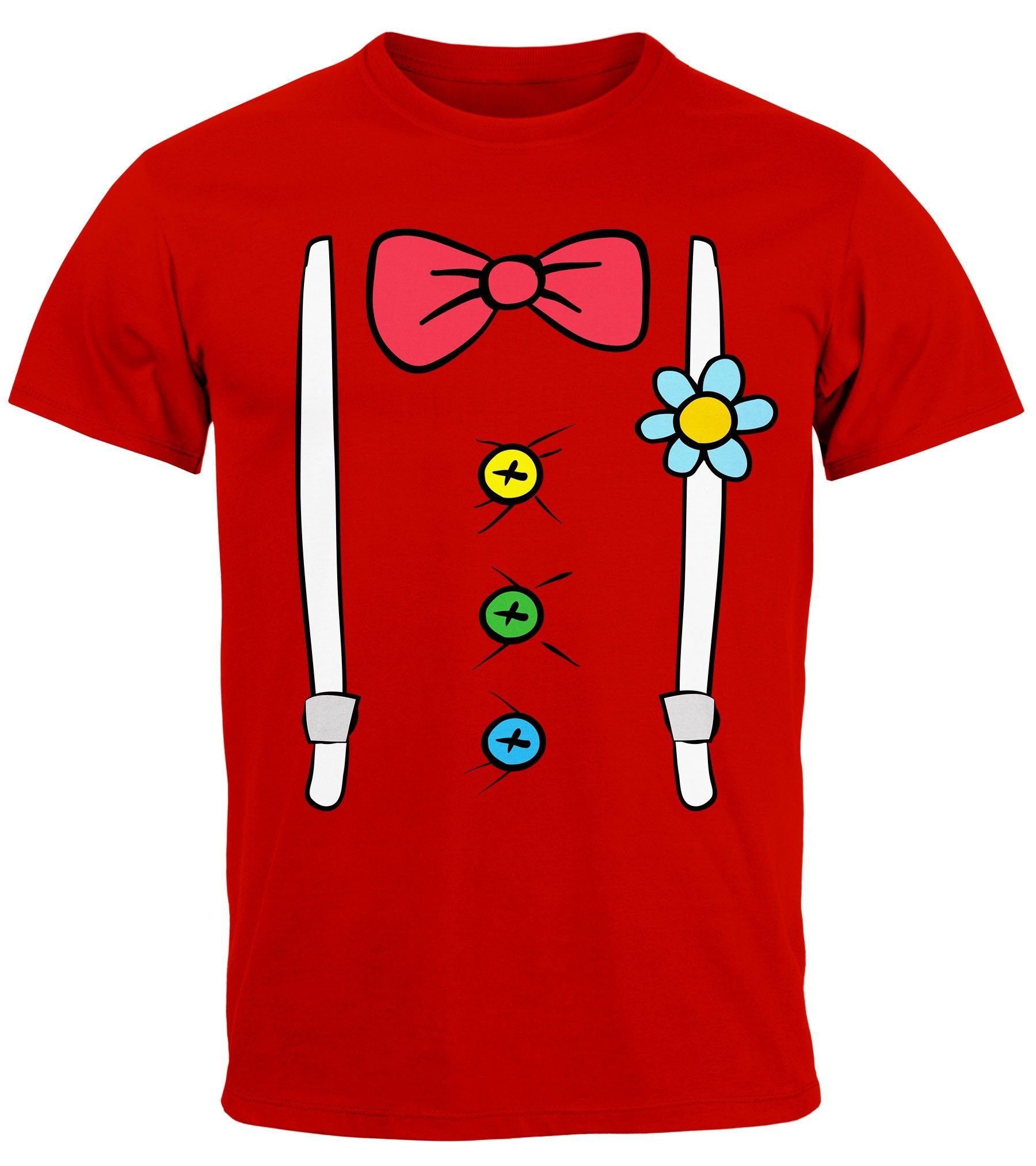 MoonWorks Print-Shirt Herren T-Shirt Fasching Karneval günstig online kaufen