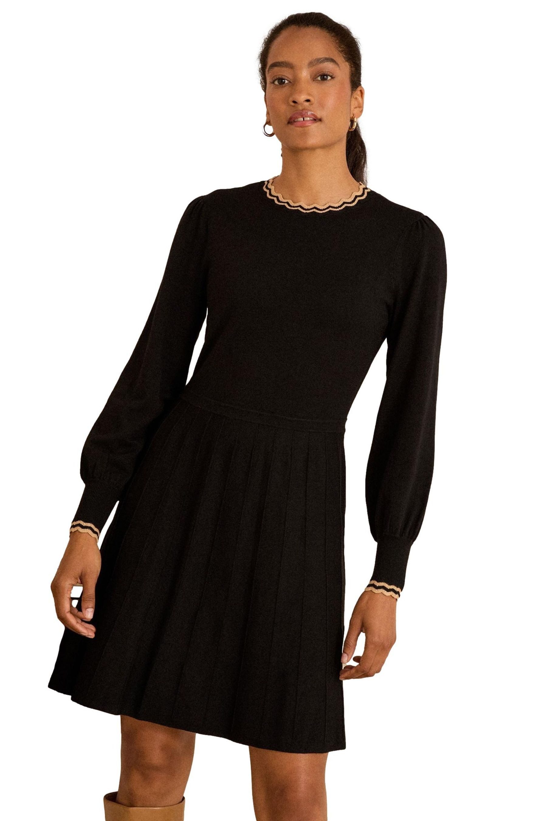 Strickkleid Love & Roses Strick-Minikleid, Regular