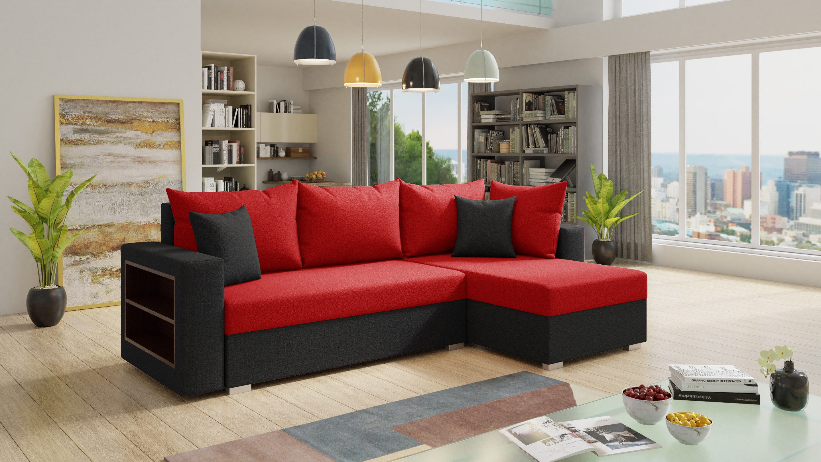 Sofnet Ecksofa Lord, mit Schlaffunktion und günstig online kaufen