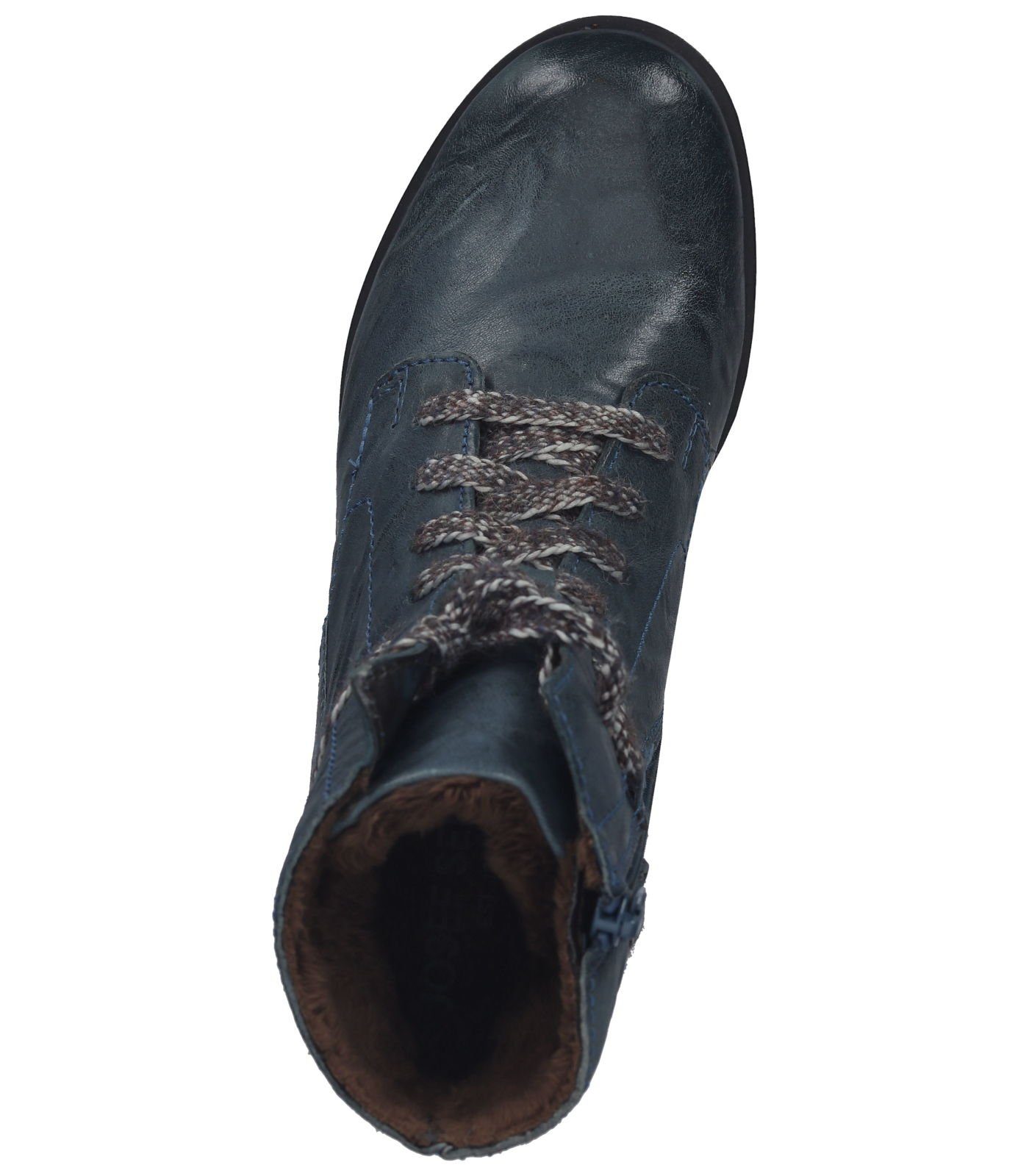 Stiefelette Blau Schnürstiefelette Leder Josef Seibel