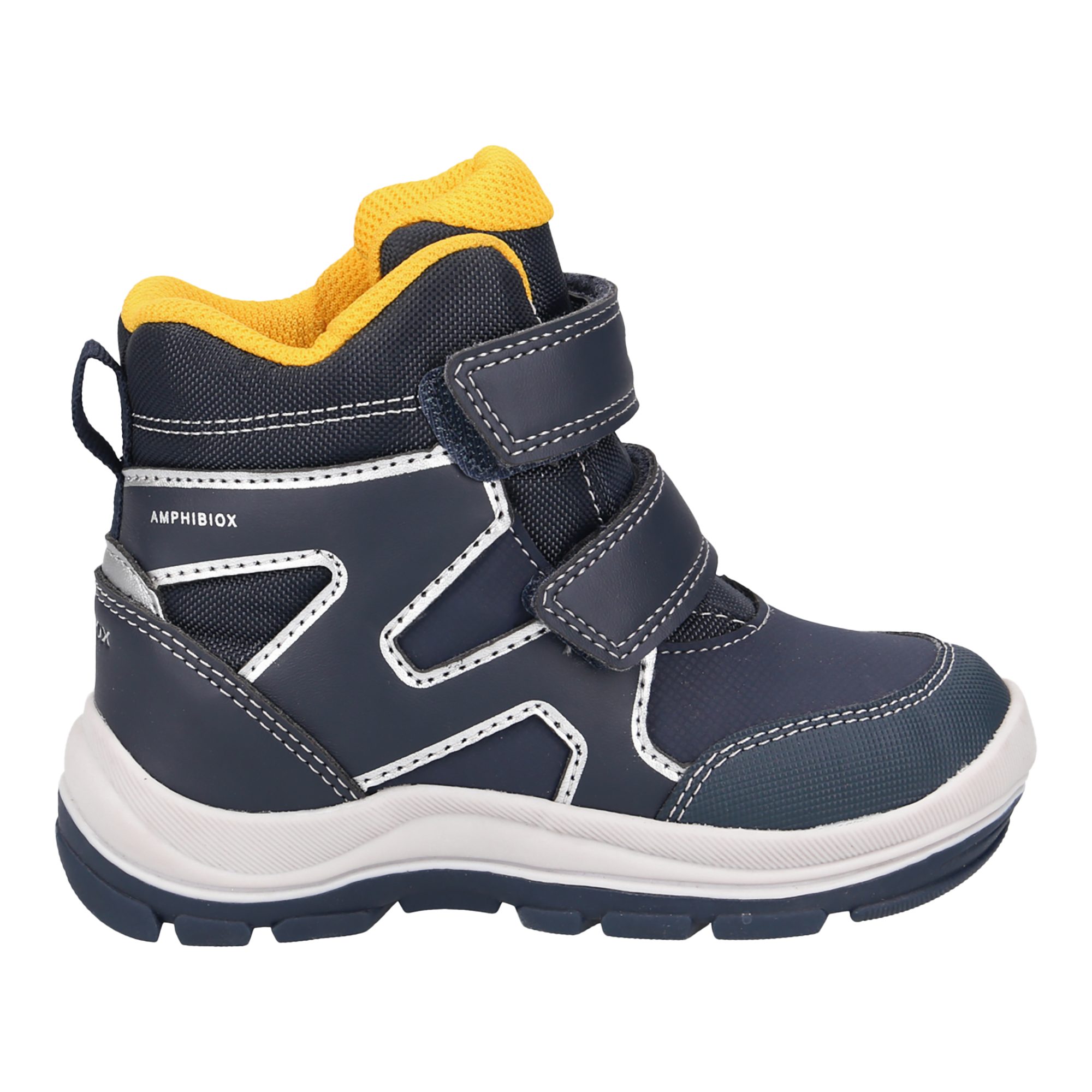 GEOX FLANFIL, Klett, Blau, kombiniert, Kinder Klettschuh