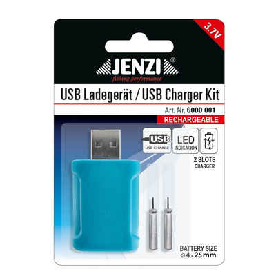 Jenzi Jenzi USB-Ladegerät inkl 2 Stabbatterien USB-Ladegerät