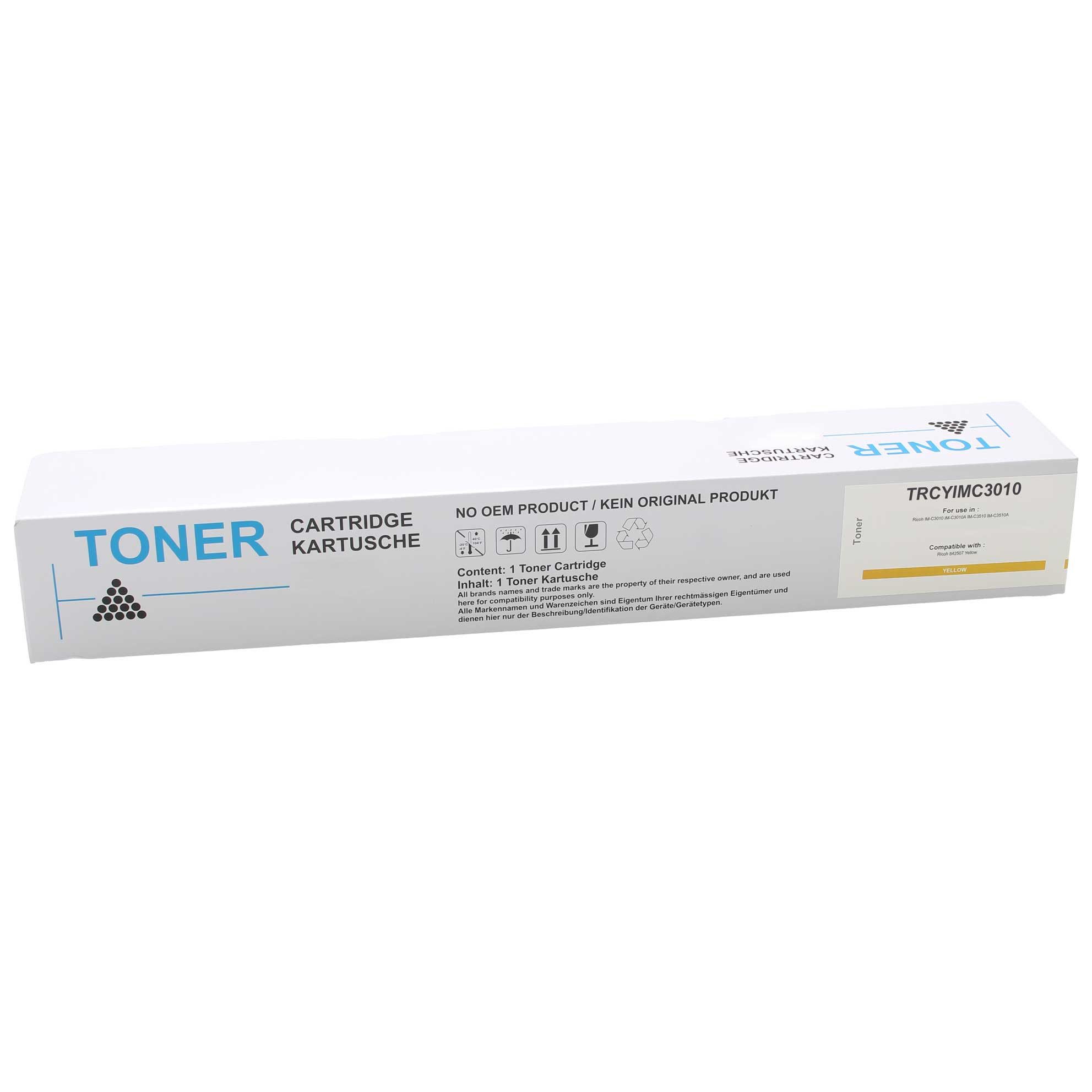 ABC Tonerkartusche Kompatibler Toner für Ricoh 842507 Gelb 28000 Seiten IM-C3010 IM-C3010