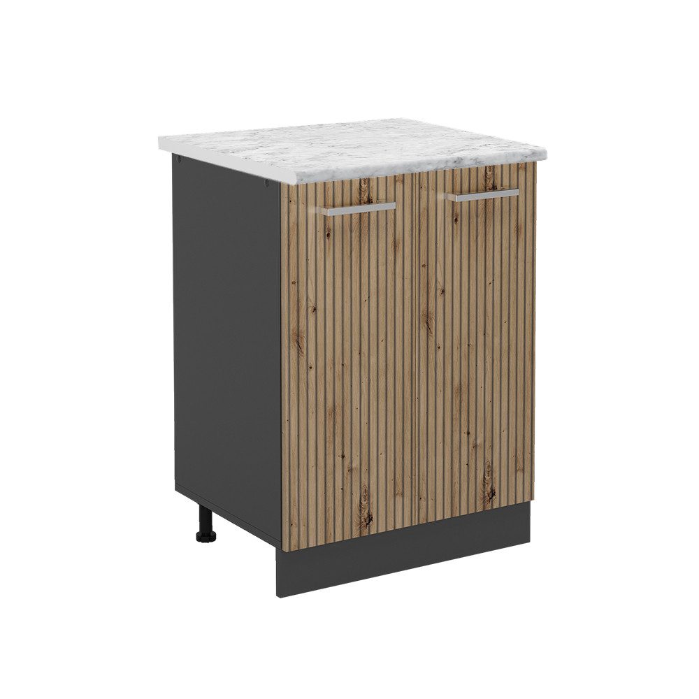 Vicco Unterschrank R-Line, Artisan-Eiche/Anthrazit, 60 cm, günstig online kaufen