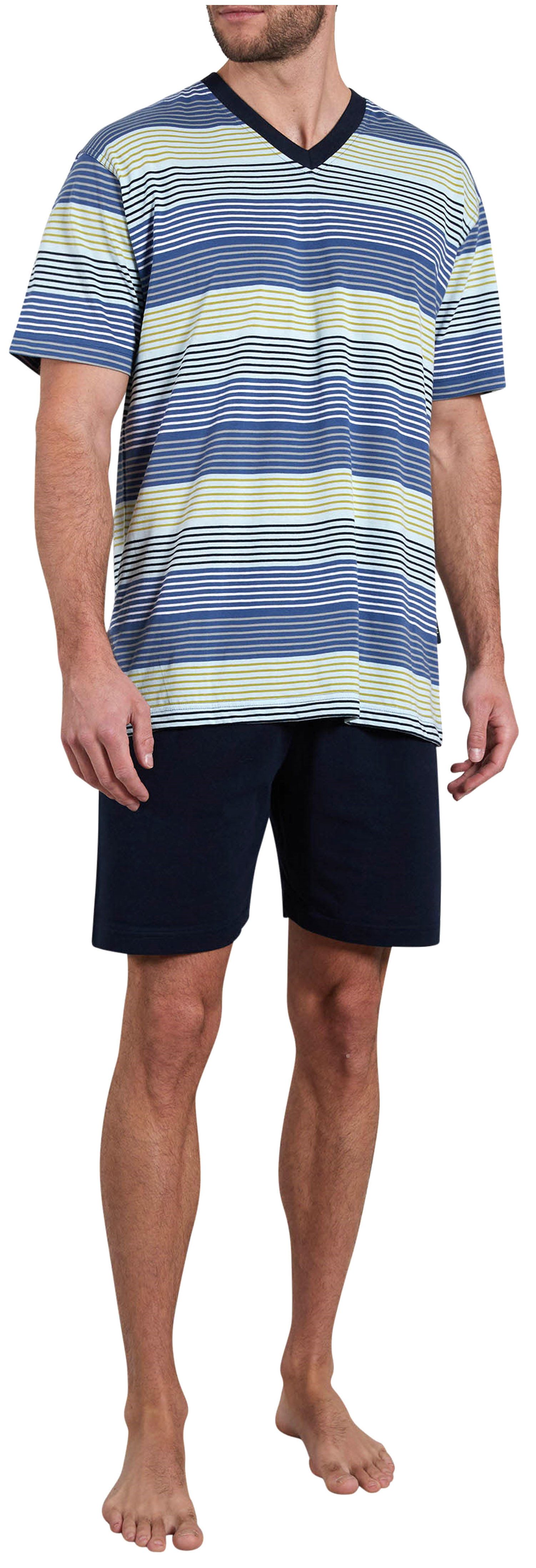 GÖTZBURG Shorty Herren Shorty Pyjama kurz (2 tlg) Klima Aktiv günstig online kaufen