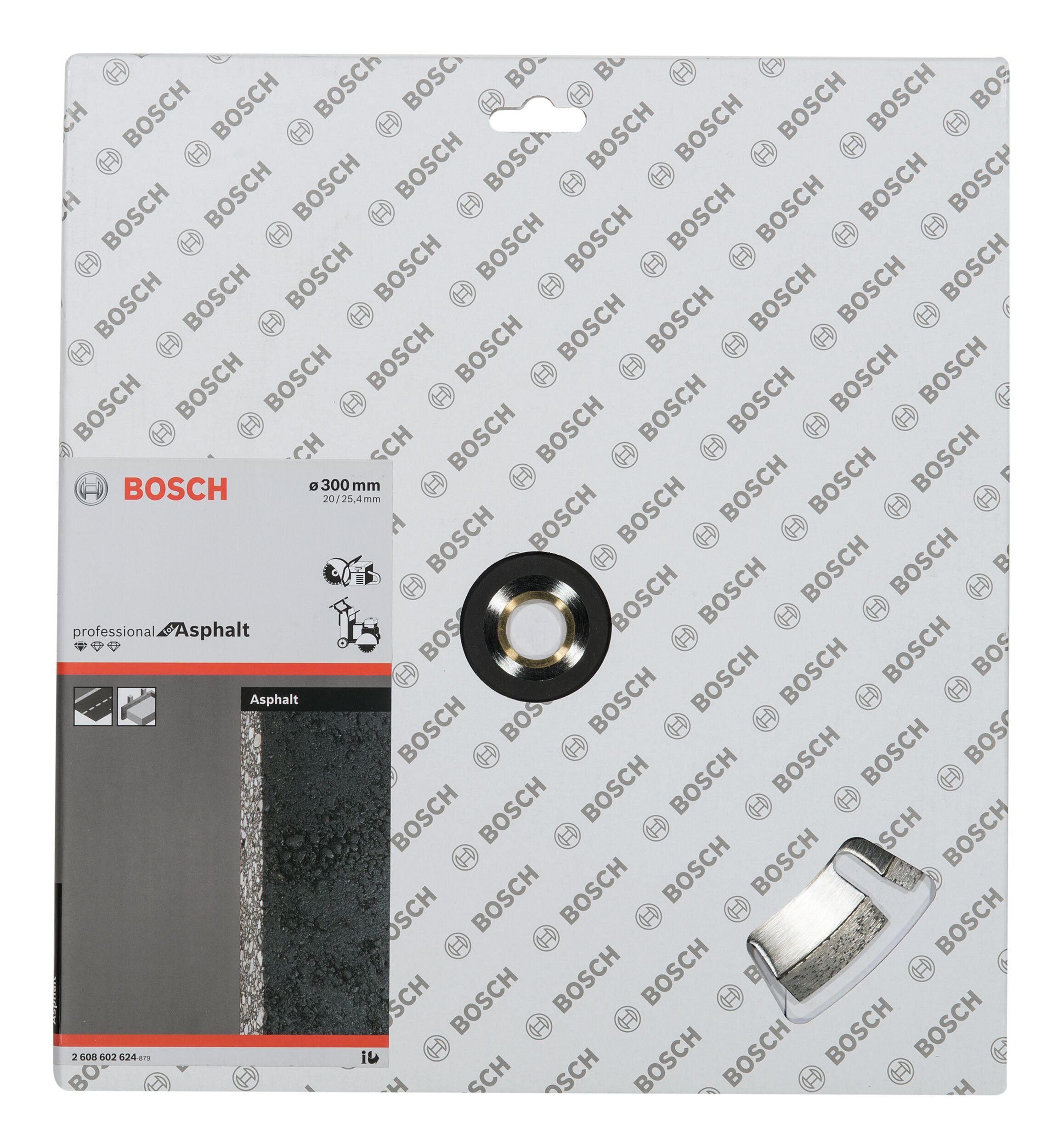Thumbnail - BOSCH Trennscheibe, Ø 300 mm, Standard for Asphalt Diamanttrennscheibe - 300 x 20/25,4 x 2,8 x 8 mm