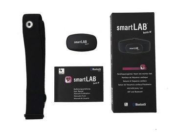 smartLAB Brustgurt smartLAB hrm W Herzfrequenz Messer mit Brustgurt Schwarz Bluetooth ANT