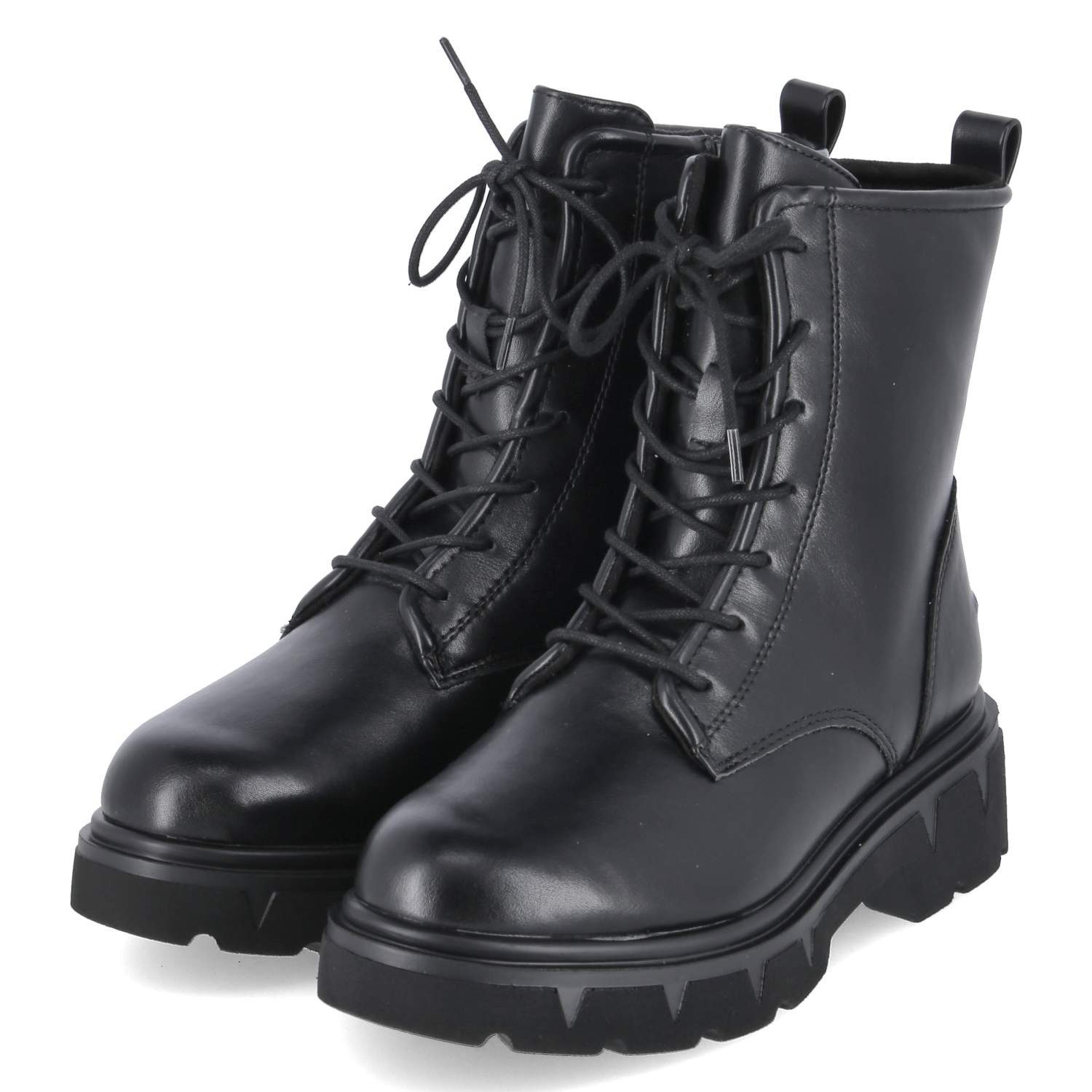Marco Tozzi 2-26235-45/001 Damen Synthetik black Schnürstiefel