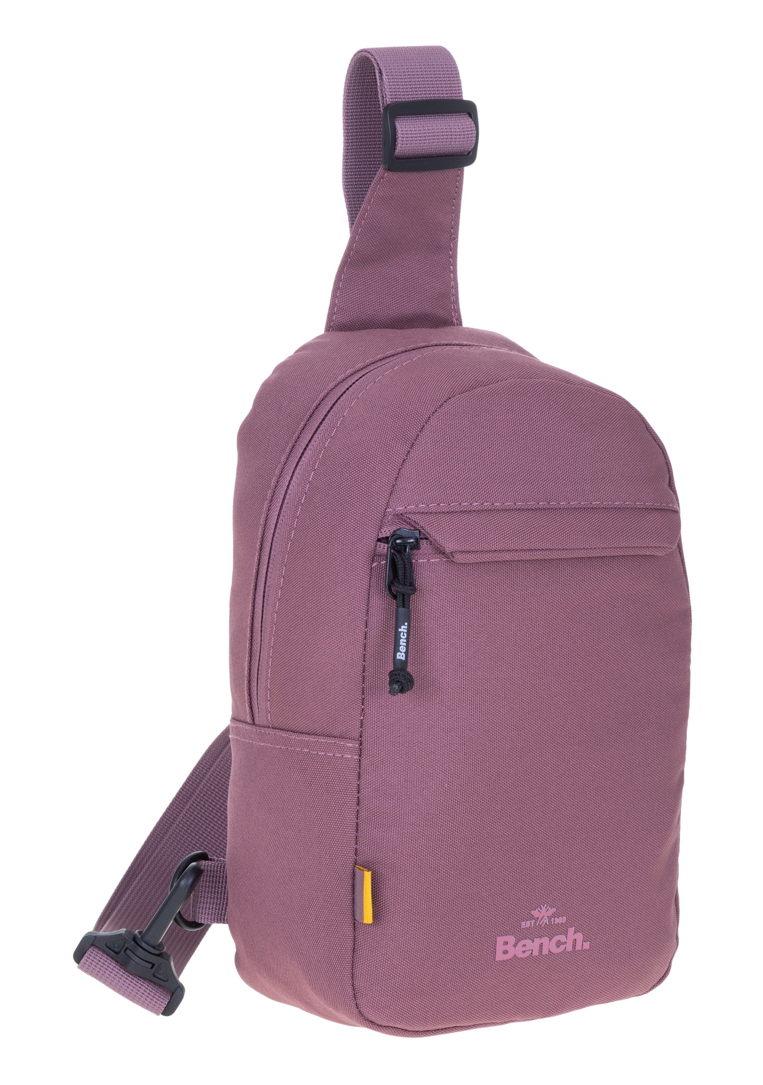 Bench. Umhängetasche Rucksack Crossbody Sling Bag Damen Herren klein, Fahrrad Tasche Konzert Festival Bag Umhängetasche + Etui