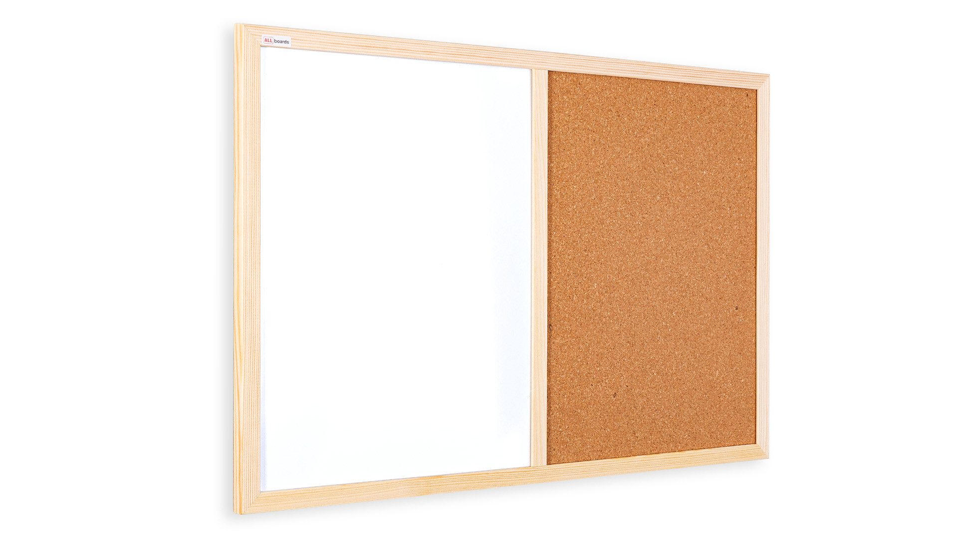 ALLboards Tafel ALLboards Kombi-Tafel Kork-Magnettafel 90×60 günstig online kaufen