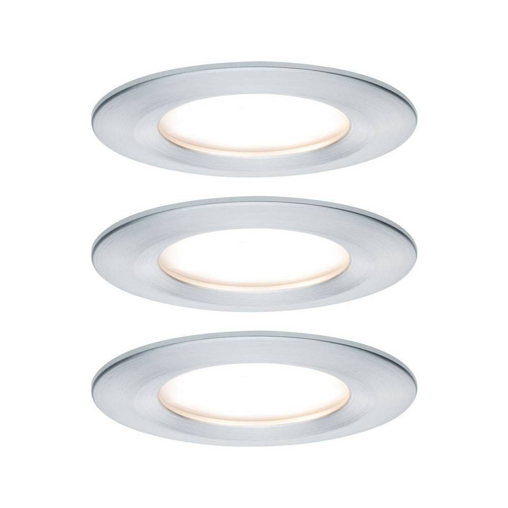 Paulmann LED Einbauleuchte LED Einbauleuchte Coin Basisset starr IP44 rund 78mm Coin 93462