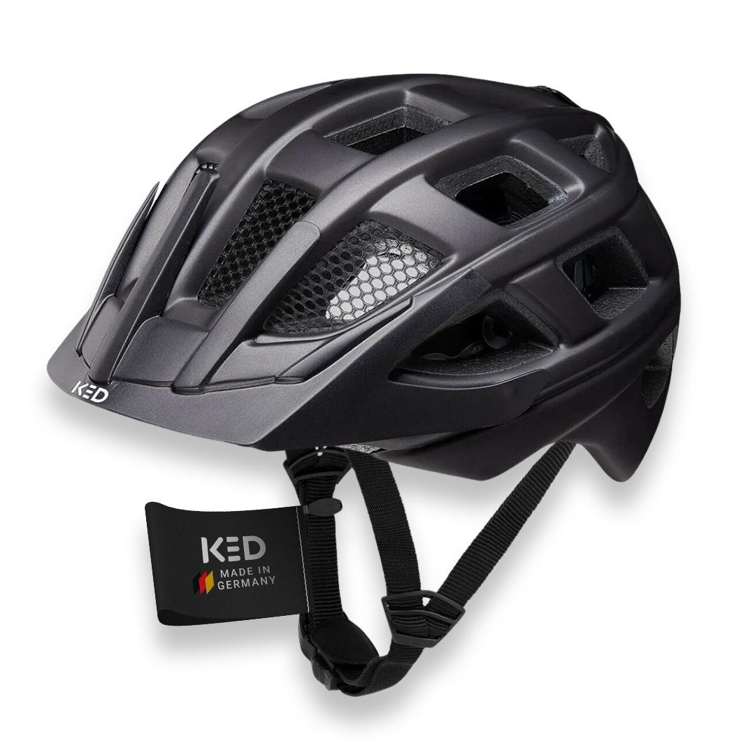 KED Fahrradhelm Kailu Jugend MTB Helm, Mit K-FIT Anpassungssystem Und Sicherer Gurtführung
