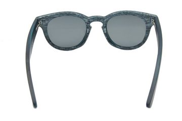 Gamswild Sonnenbrille UV400 GAMSSTYLE Modebrille Bambusholzbügel/ Fassung Holzoptik Damen Modell WM1428 in rot-braun, blau, dunkelbraun