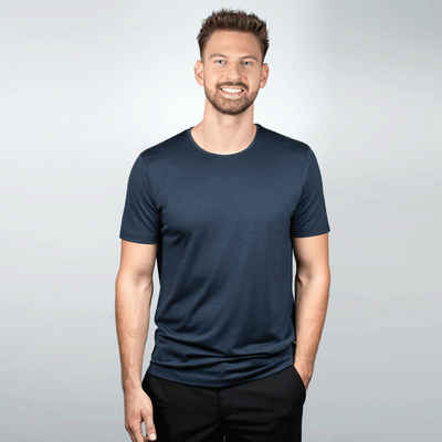 Nexural T-Shirt Pure Merino 100% Merinowolle T-Shirt Herren