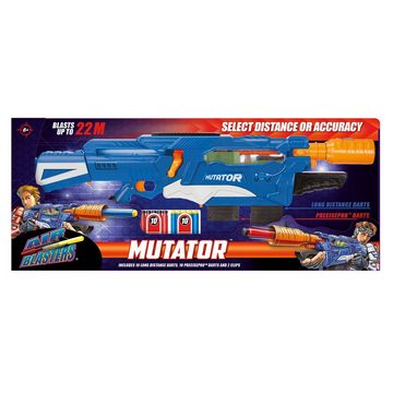 Buzz Bee Toys Blaster Dartblaster Mutator mit Magazinen und unterschiedl, Innovativer Blaster, der ohne Magazinwechsel zwischen zwei Munitionsty