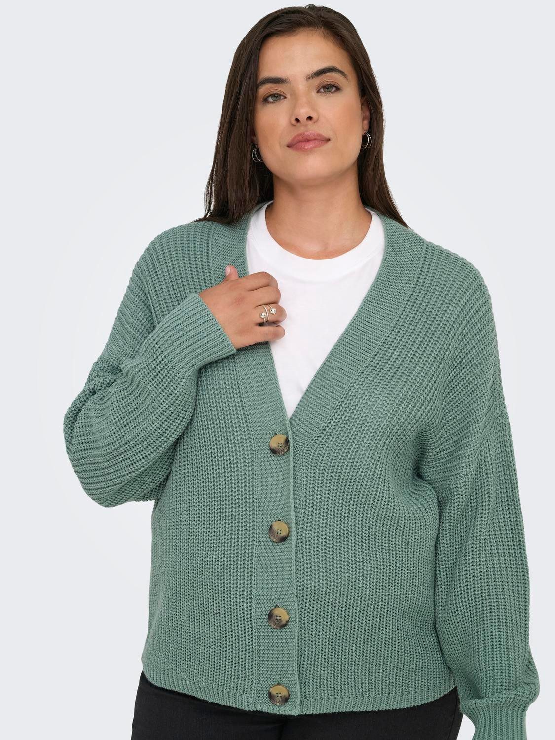 ONLY CARMAKOMA Strickjacke CARCAROL NICE L/S günstig online kaufen
