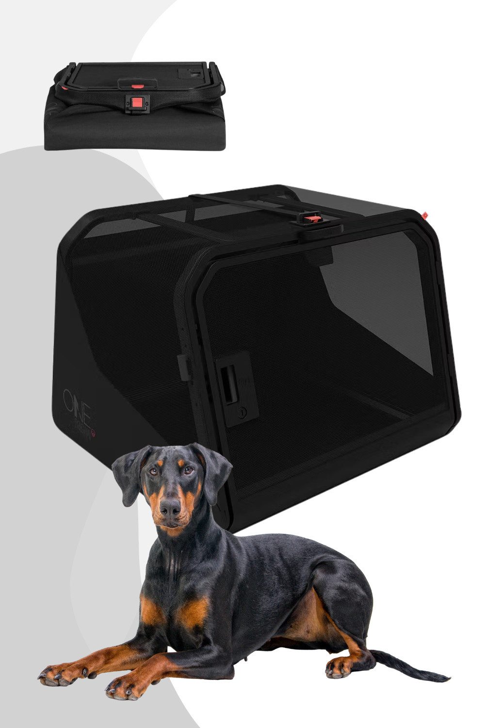 4pets Hunde-Transportbox 1ONE1 Origami Hundetransportbox / faltbare Hundebox