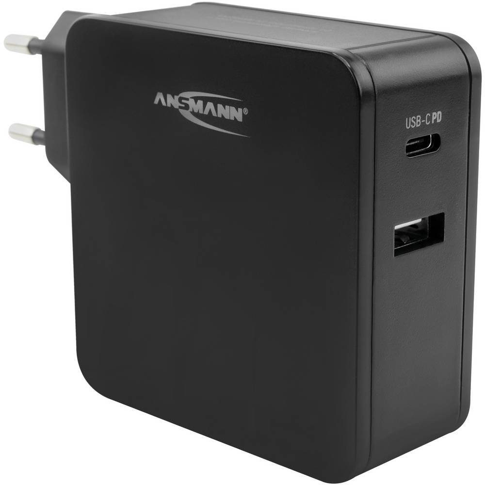 ANSMANN AG Home Charger HC265PD / 3.25 A / 65 W / 2 Port 1001-0096 USB-Ladegerät (GaN)