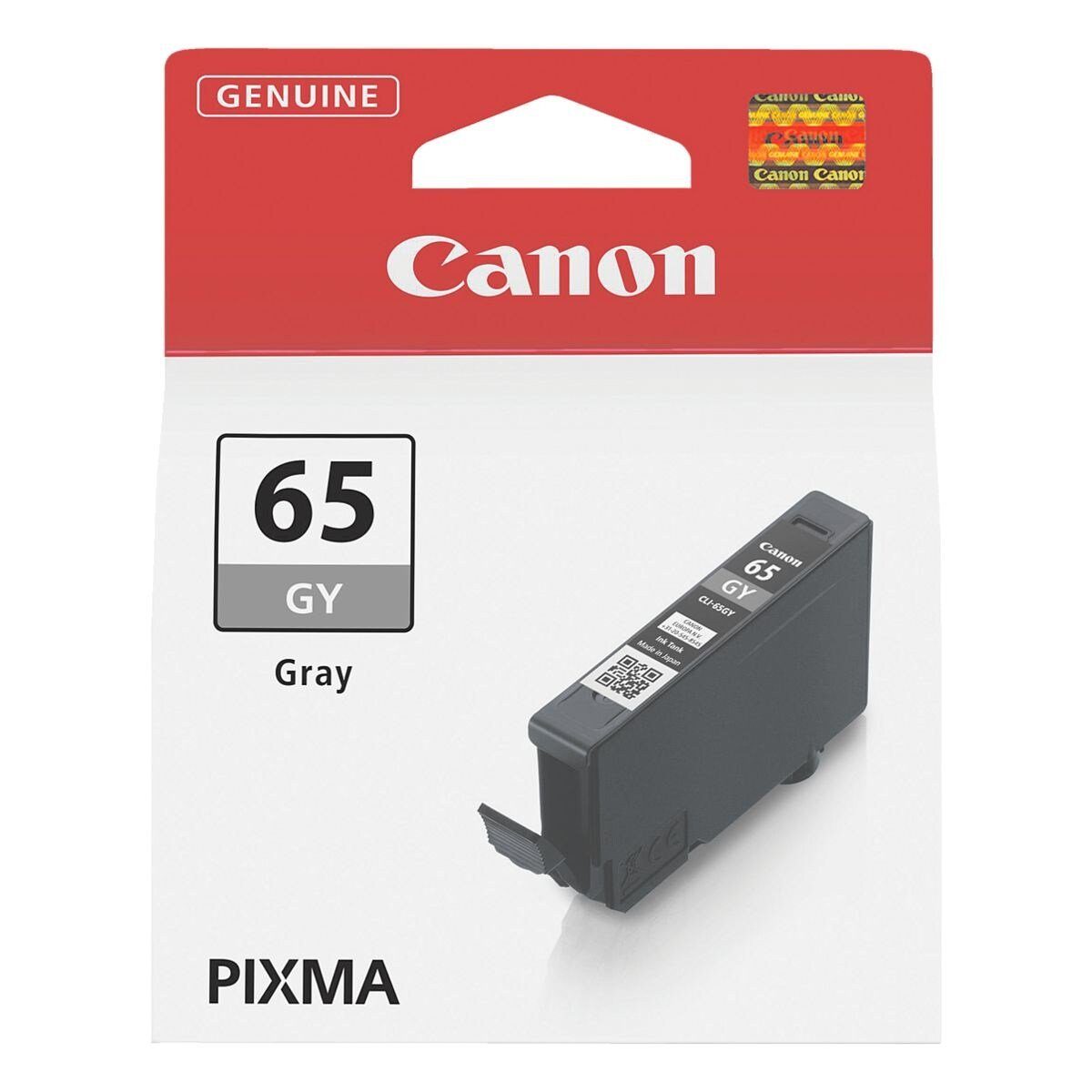 Canon CLI-65 GY Tintenpatrone (Original Druckerpatrone, grau)