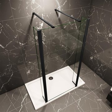 duschspa Duschwand 30-160cm 8mm Duschkabine Duschabtrennung Trennwand, Einscheibensicherheitsglas, Sicherheitsglas, (Set), Glas, Nano Glas