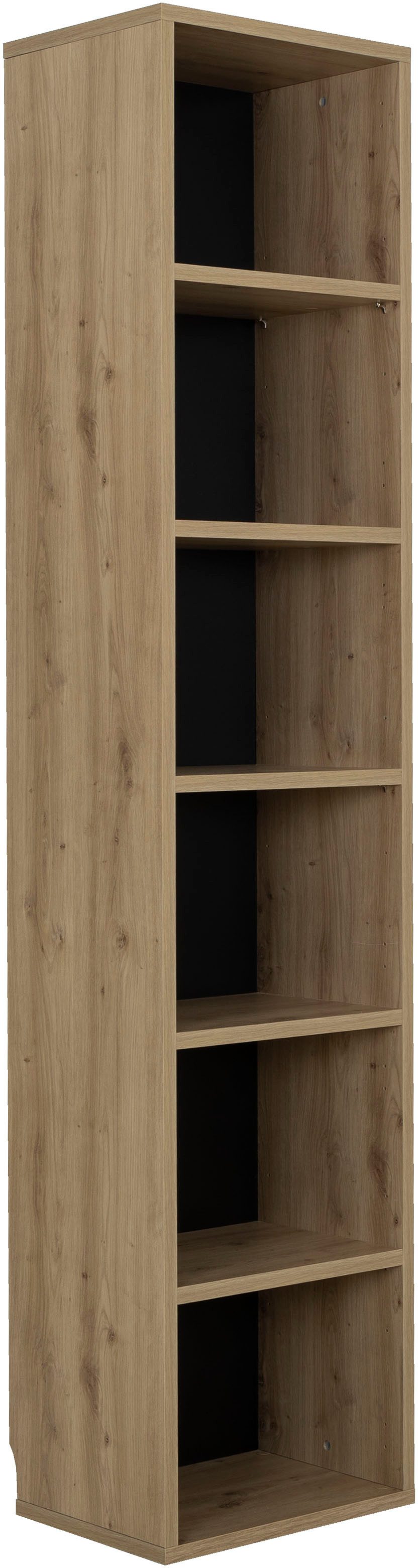 Gami Bücherregal CRAFT, Bücherregal mit 3 Regalböden und 2 Ablageflächen