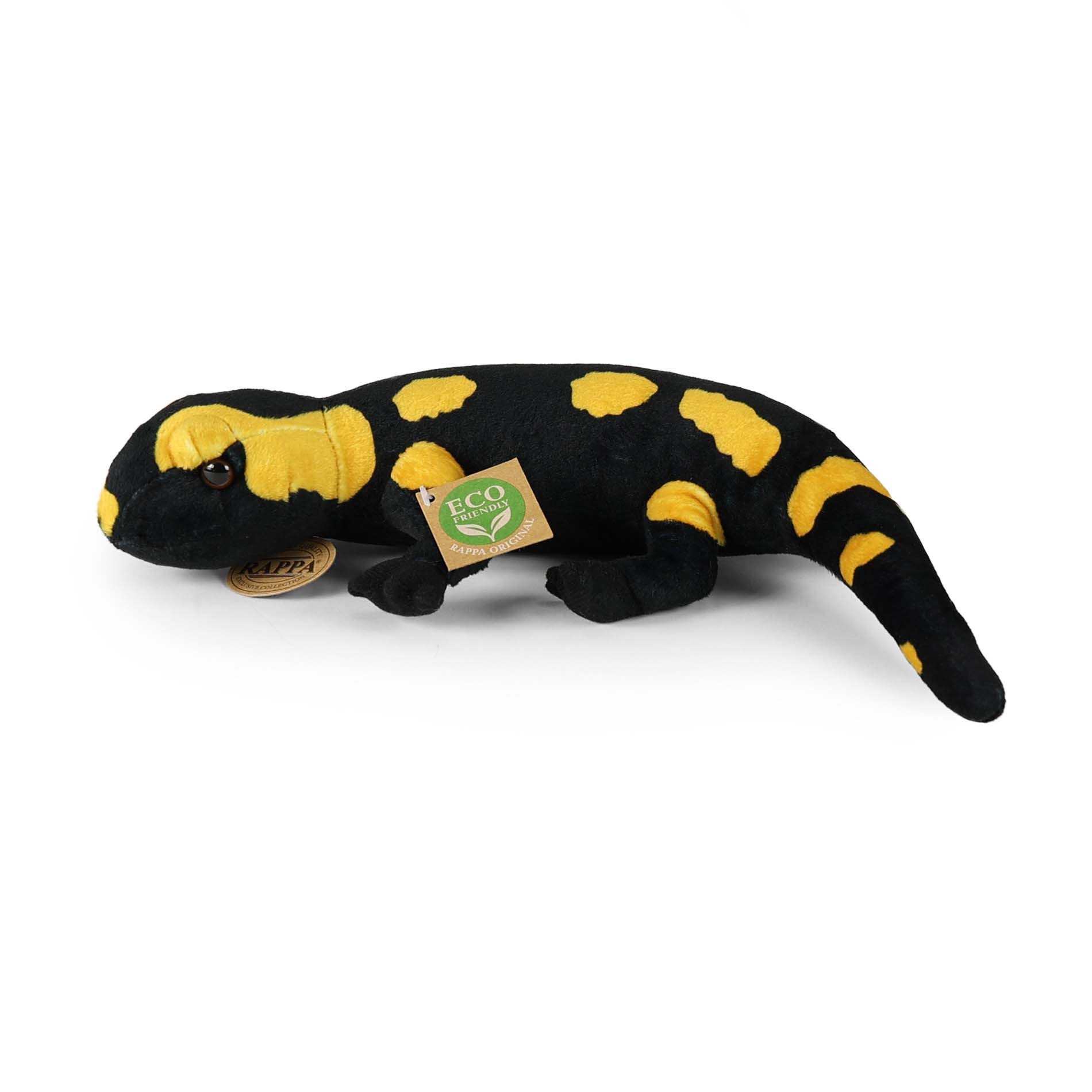 Teddys Rothenburg Kuscheltier Kuscheltier Feuersalamander stehend 31 cm schwarz/gelb Salamander