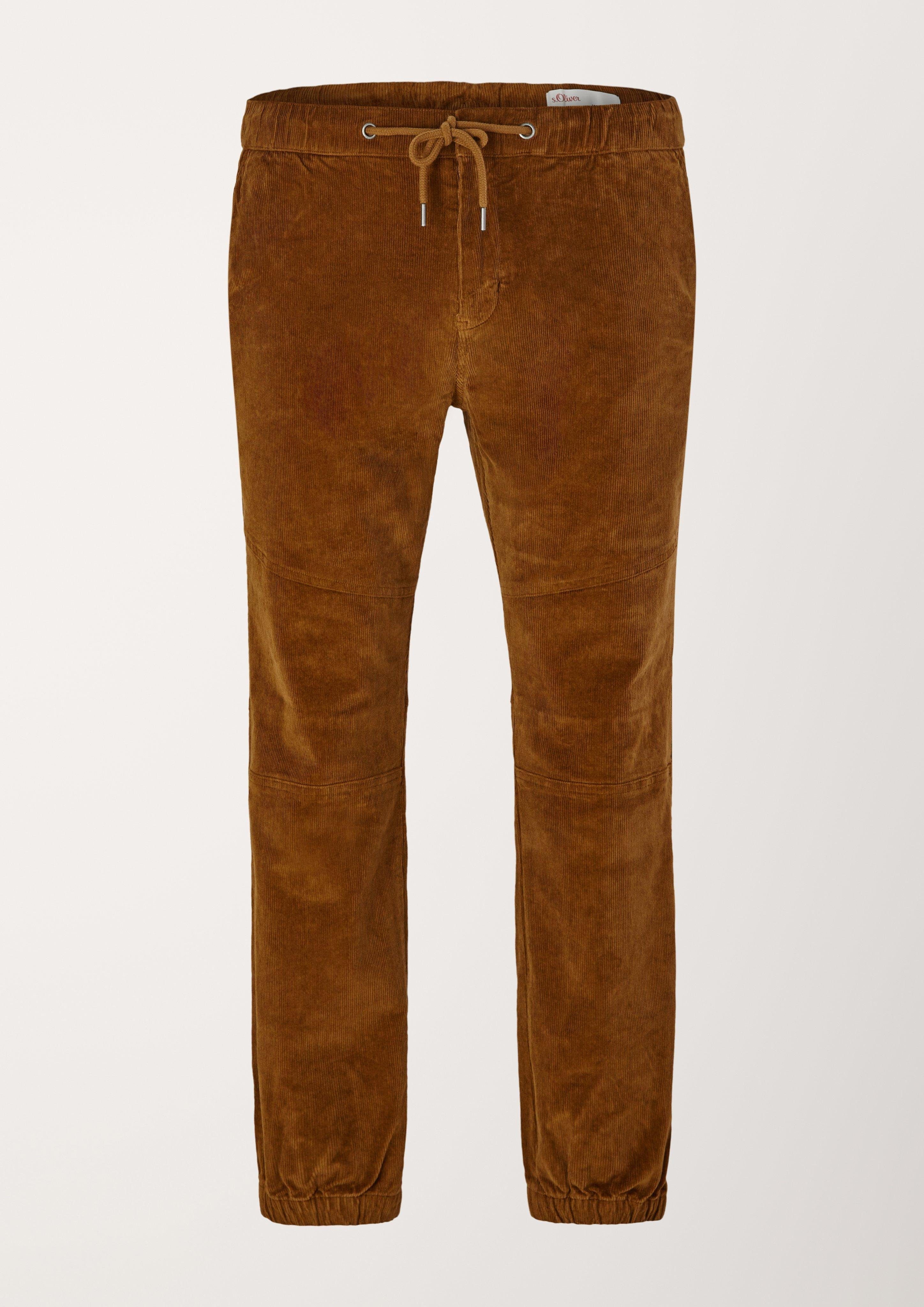 Stoffhose Relaxed: Jogpants aus Cord