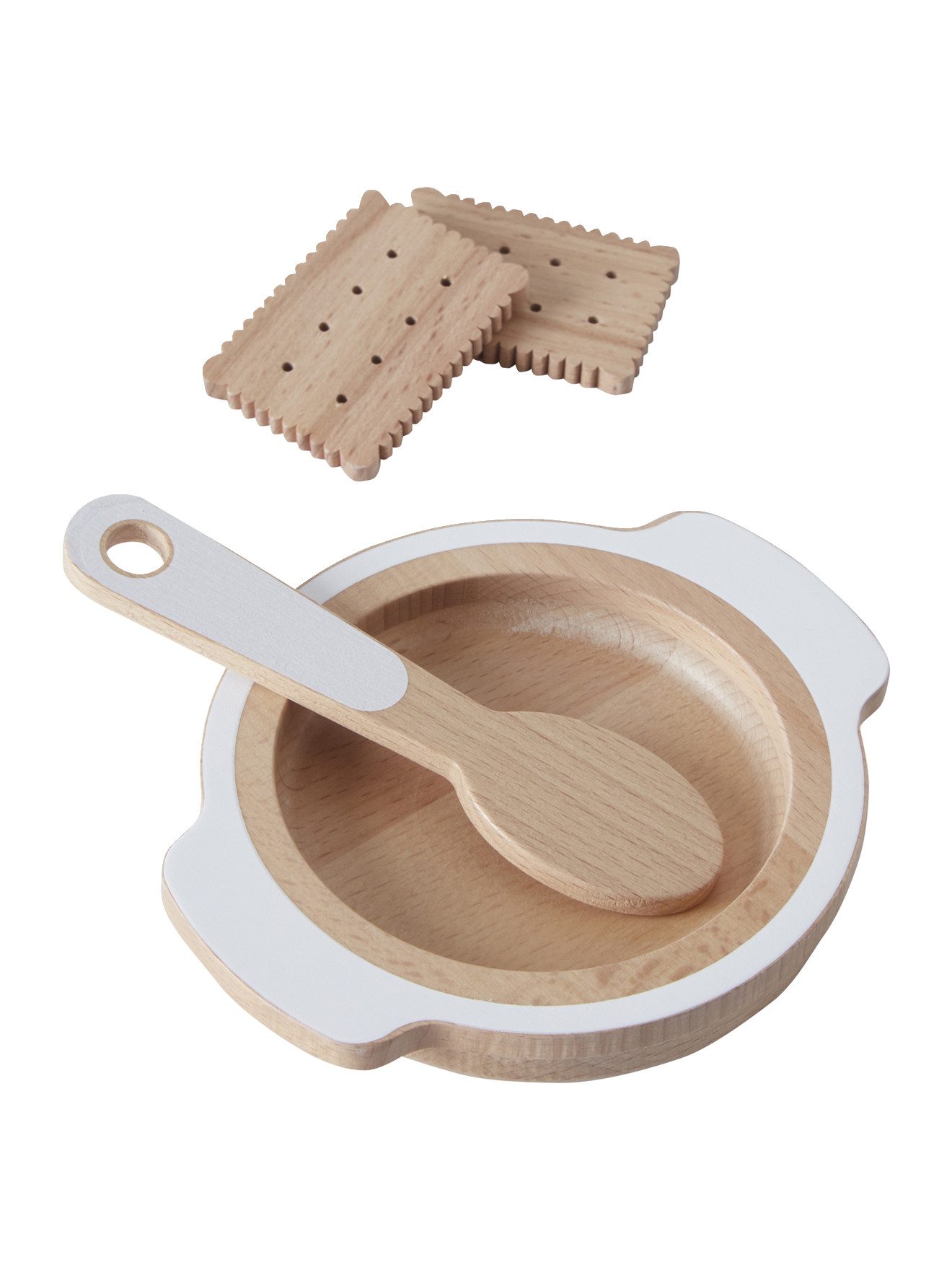 vertbaudet Puppen Accessoires-Set Puppengeschirr aus Holz FSC® günstig online kaufen