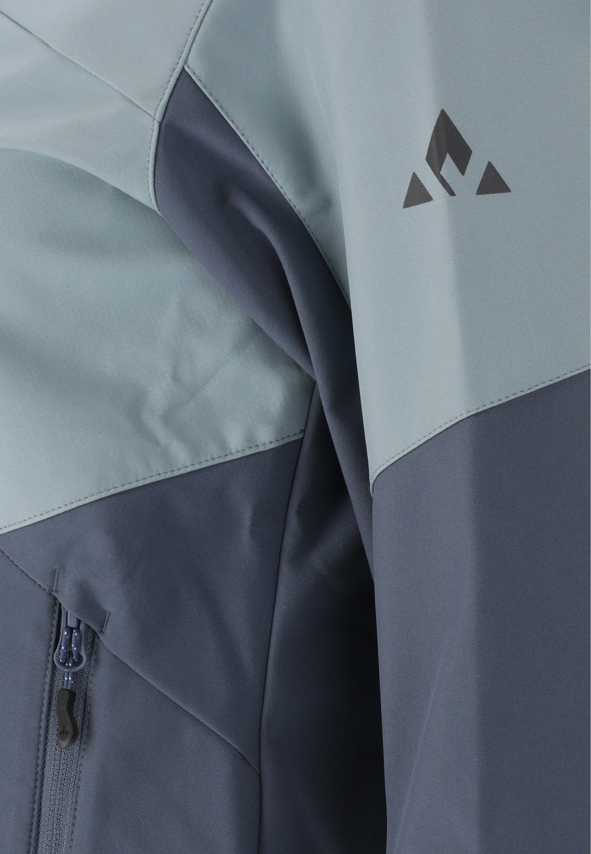 wasserdichtem blau Outdoorjacke aus und wind- Rosea Funktionsmaterial WHISTLER